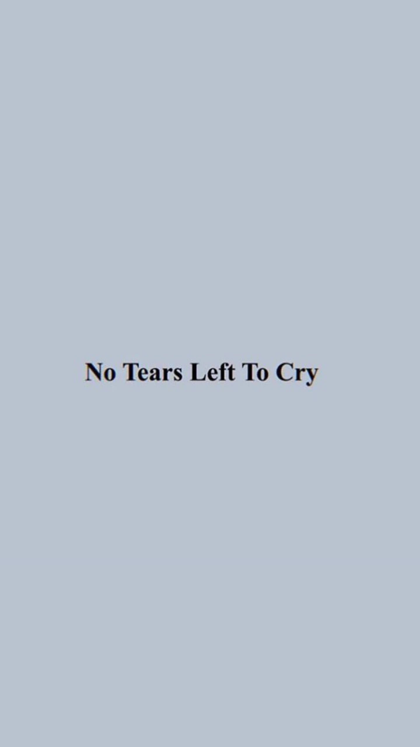 No Tears Left To Cry אייפון אסתטי טפט