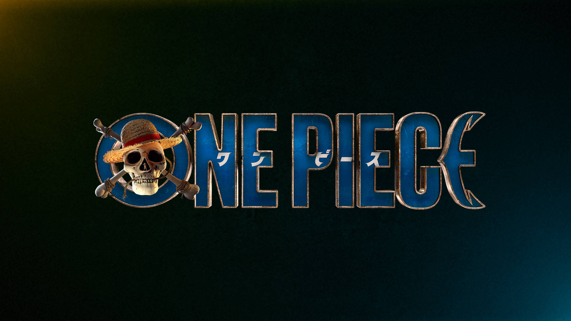One Piece 4K לוגו מילים טפט
