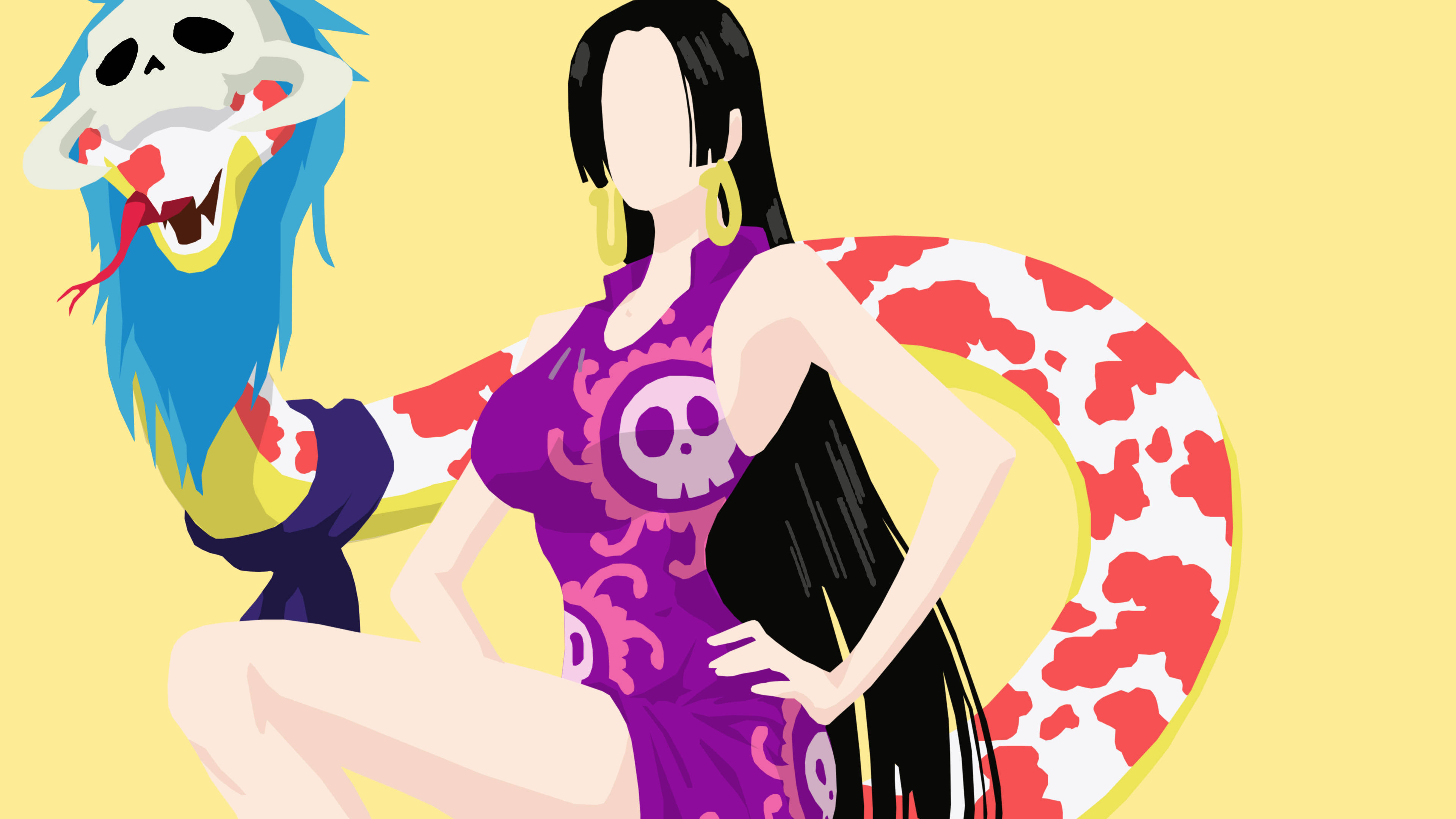 בואה הנקוק מינימליסטי תמונת פרופיל One Piece טפט