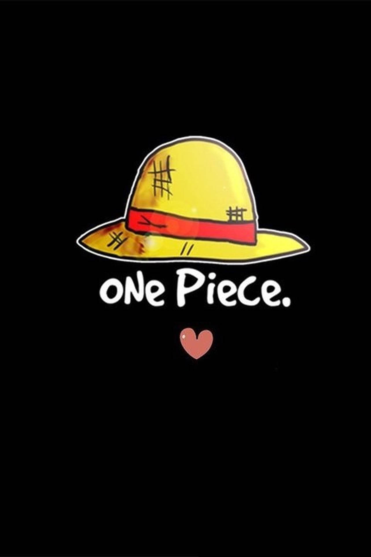 כובע קש One Piece לאייפון טפט