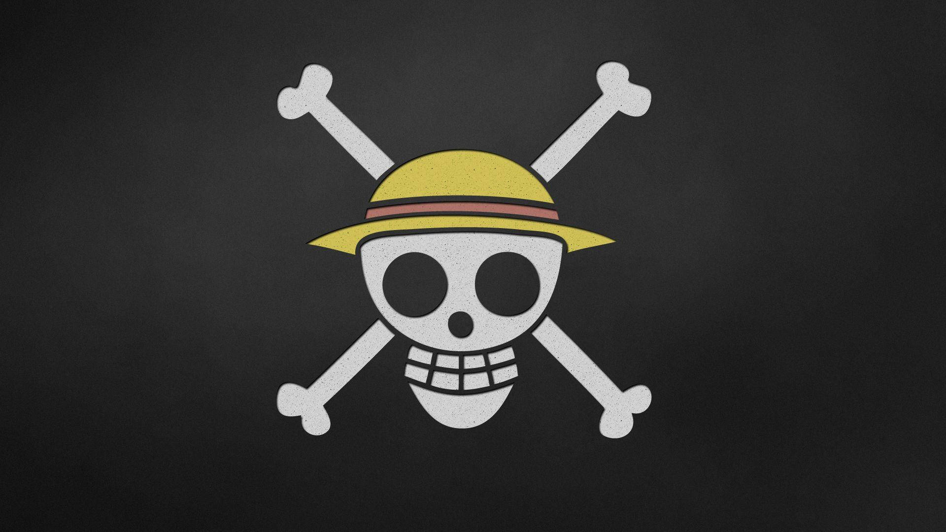 סמלי אנימה פיראטי כובע הקש של One Piece ג'ולי רוג'ר טפט