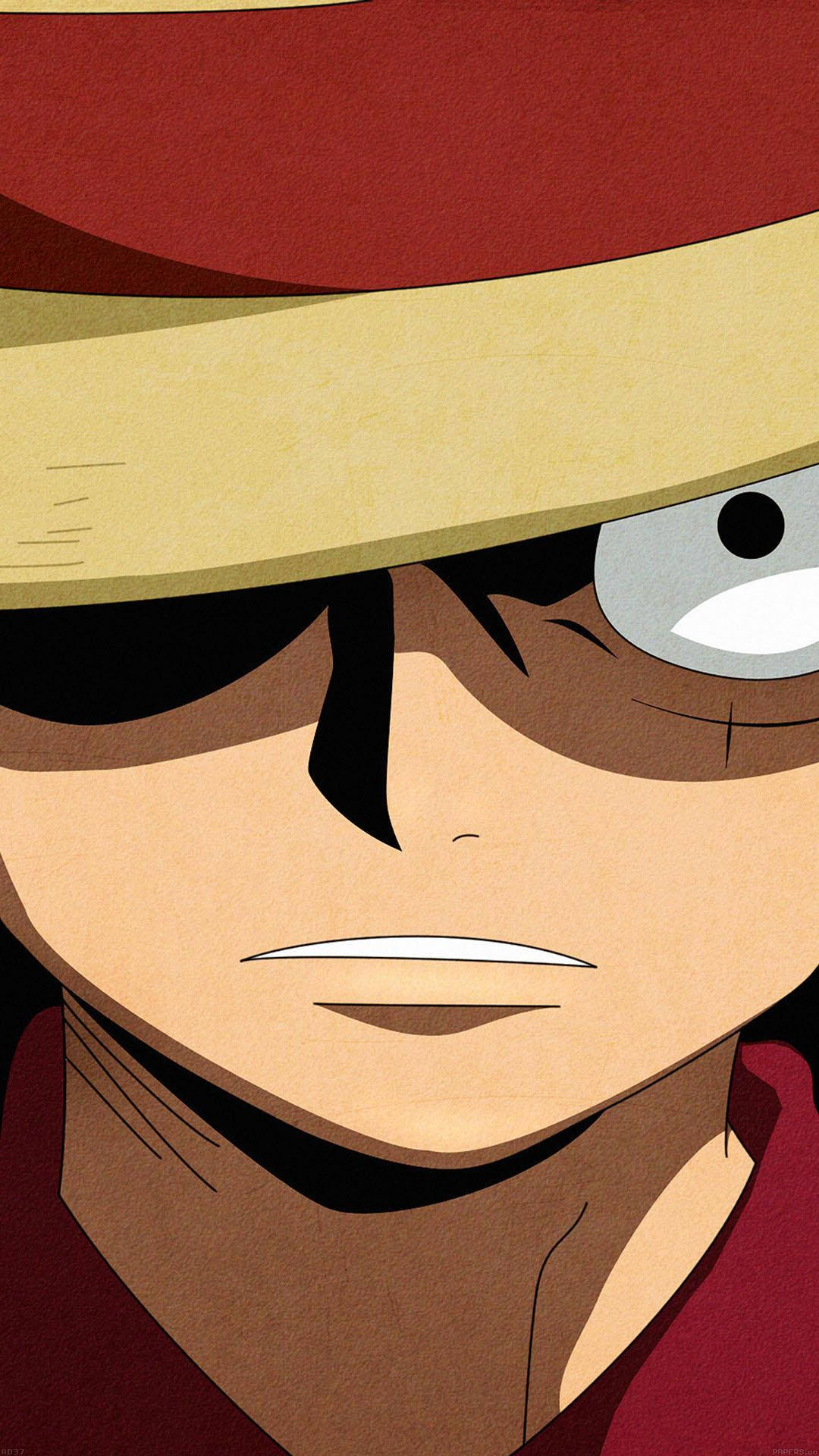 One Piece תקריב טלפון לופי טפט