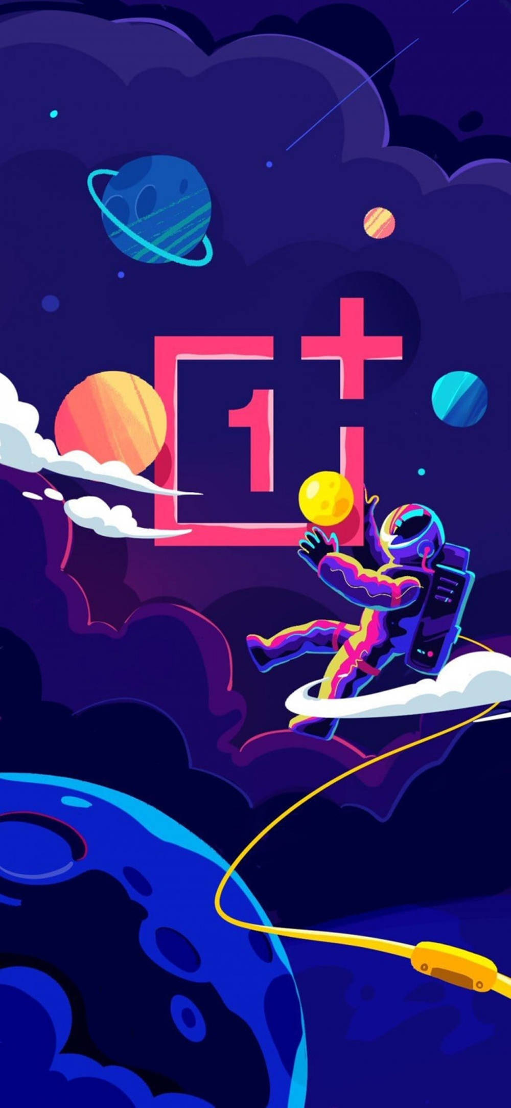 אסטרונאוט חלל OnePlus 9 Pro טפט