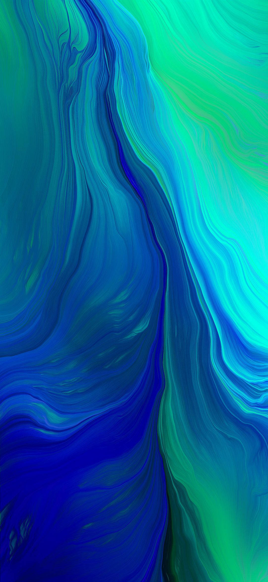 Oppo Reno צבעים קרים מקוריים טפט