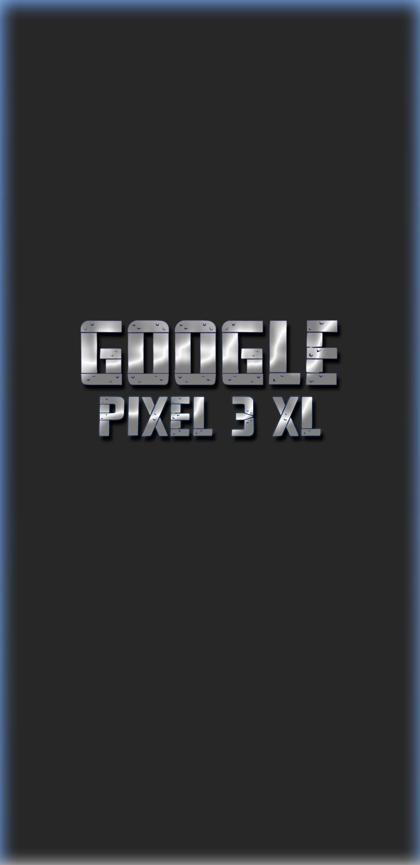 לוגו מתכת של Pixel 3 XL טפט