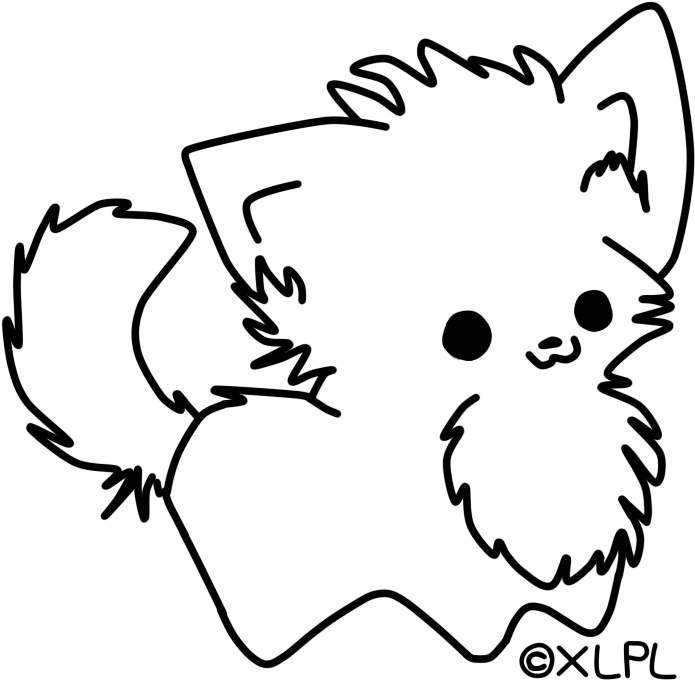 ציור חתול חמוד בסגנון סקיצה.PNG טפט