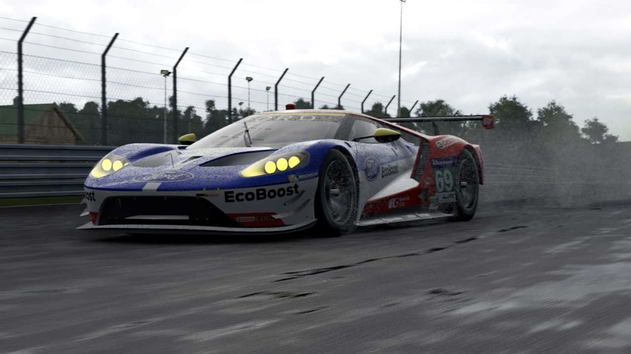 רקע עשן יוצא מ-Project Cars 720p טפט