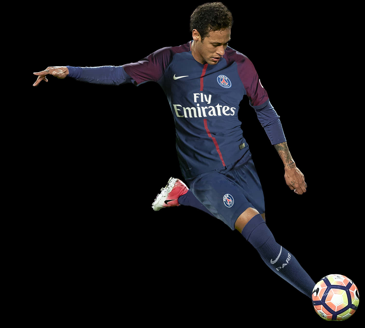 ניימאר אקשן עם PSG טפט