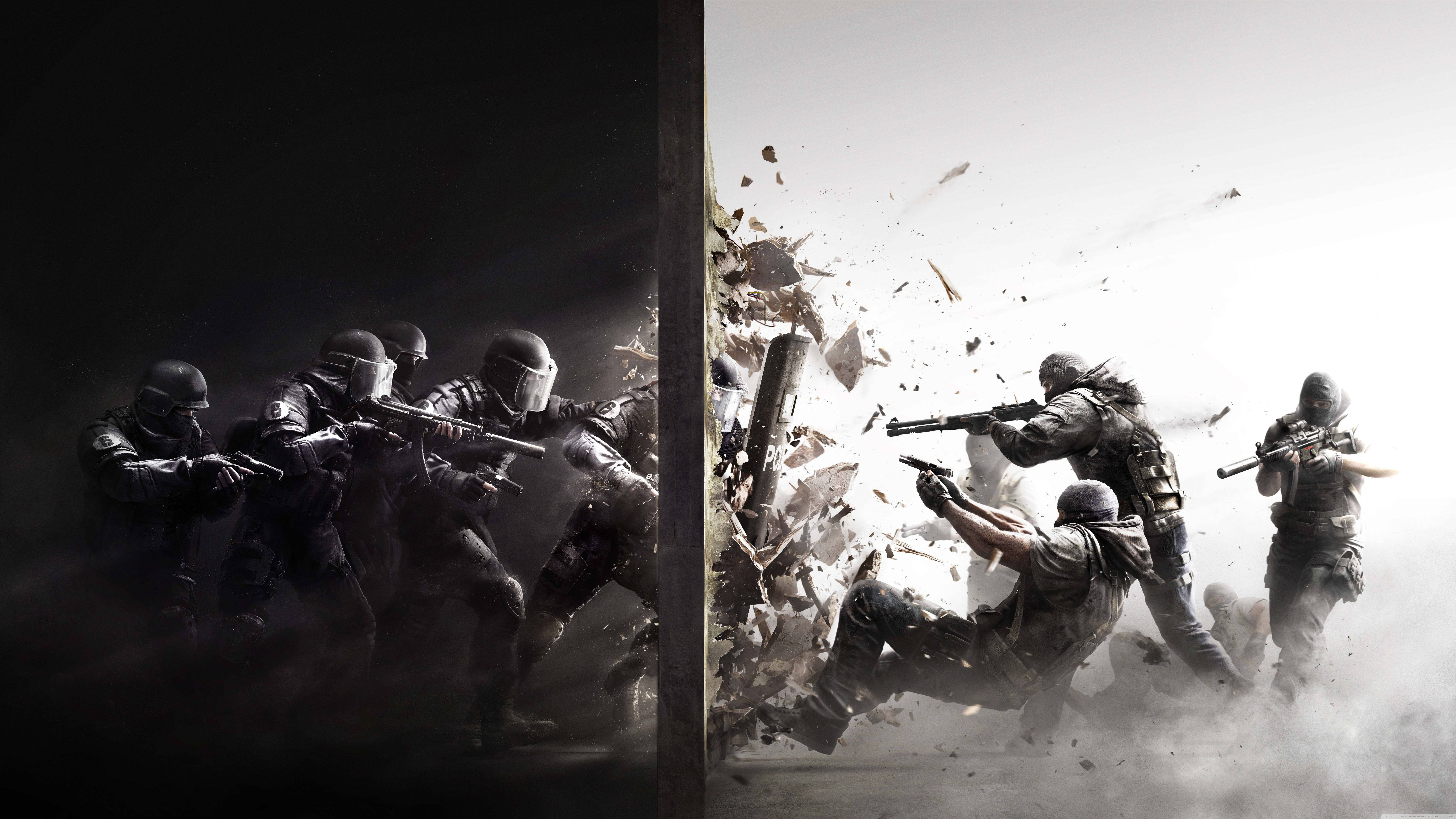משחקי Rainbow Siege 8K טפט
