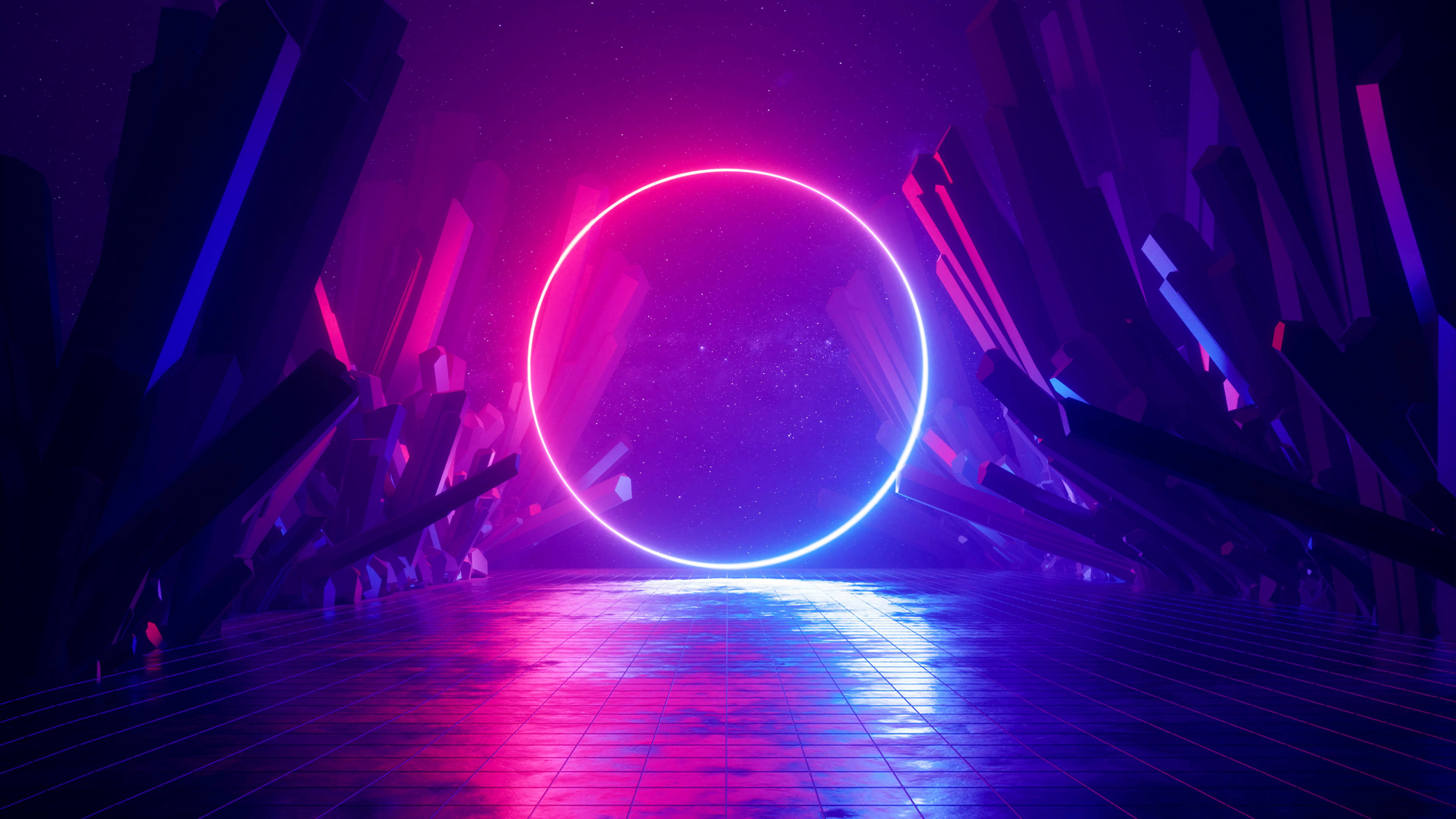 כדור זוהר בסגנון Rainmeter טפט