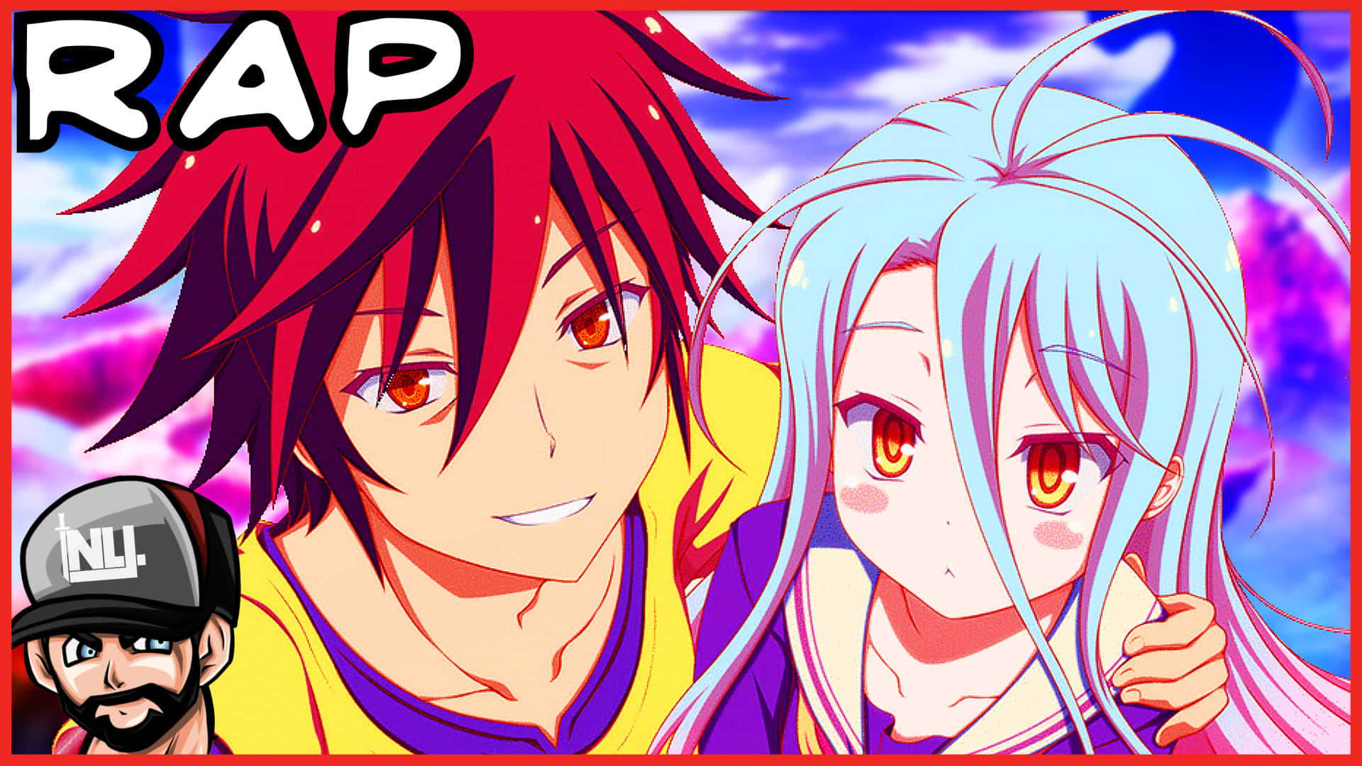 תמונת טקסט RAP של No Game No Life טפט
