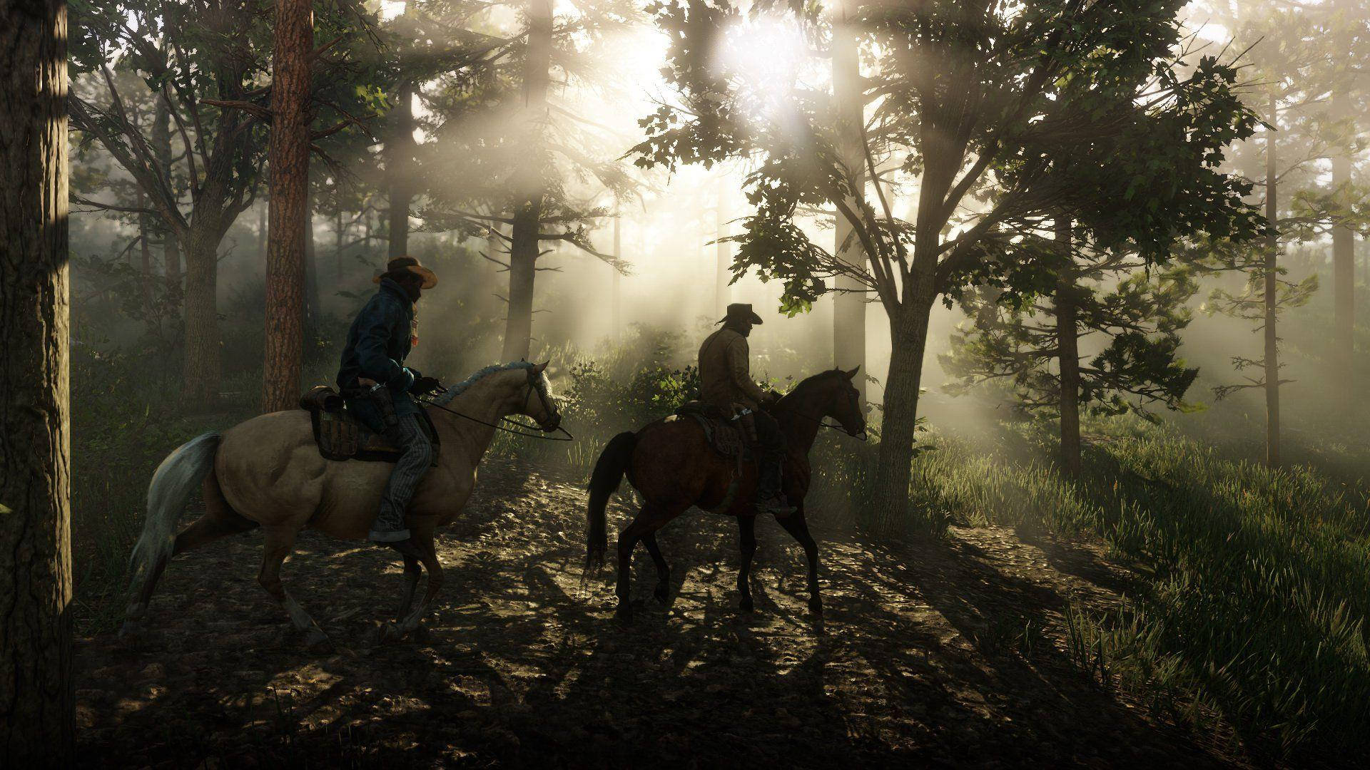 Red Dead Redemption 2 4K נסיעה טפט