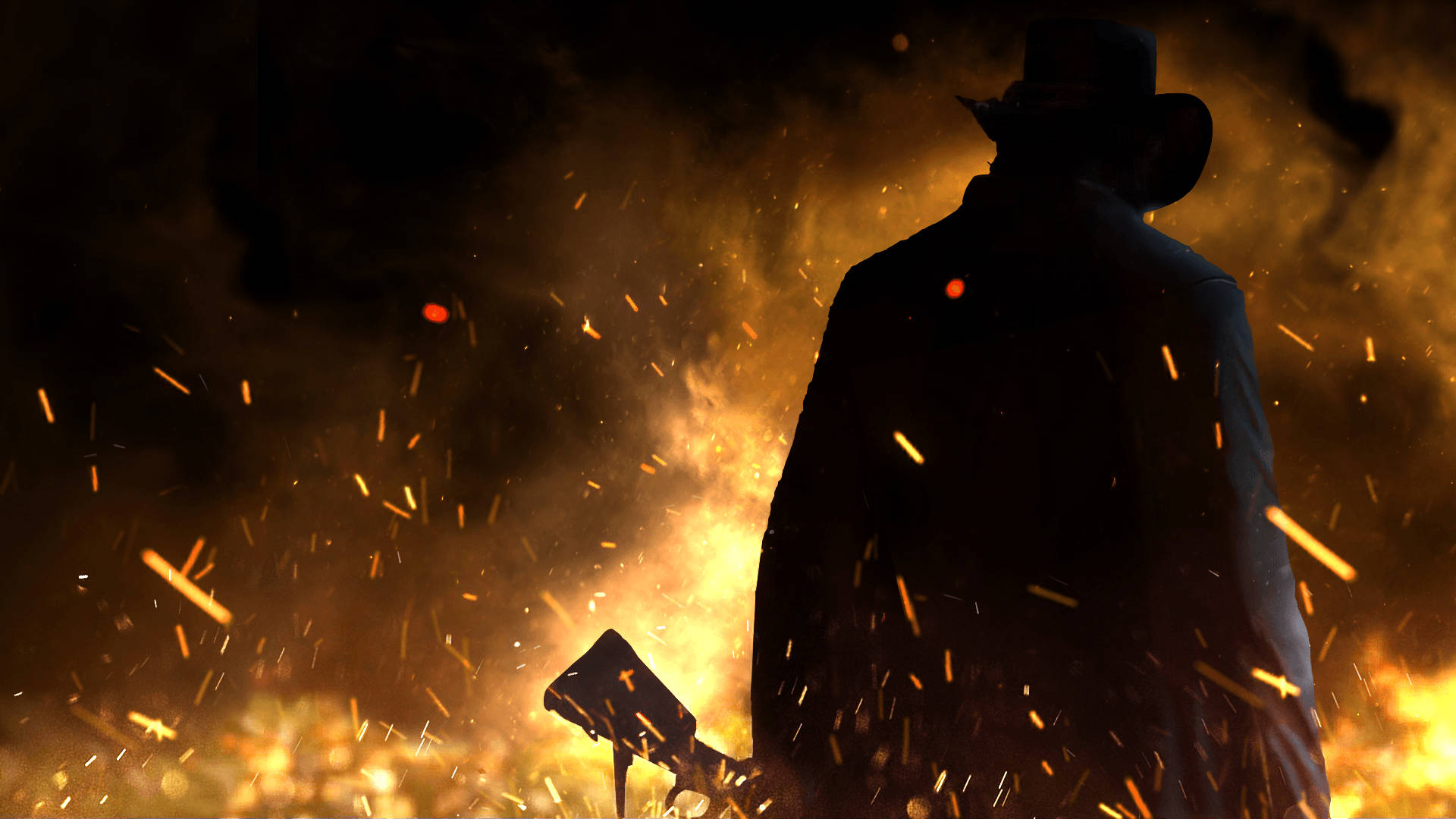 Red Dead Redemption 2 4K אש טפט