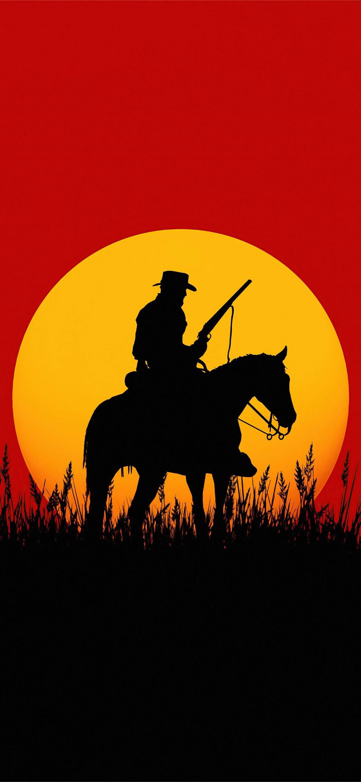 אמנות שמש של Red Dead Redemption טפט