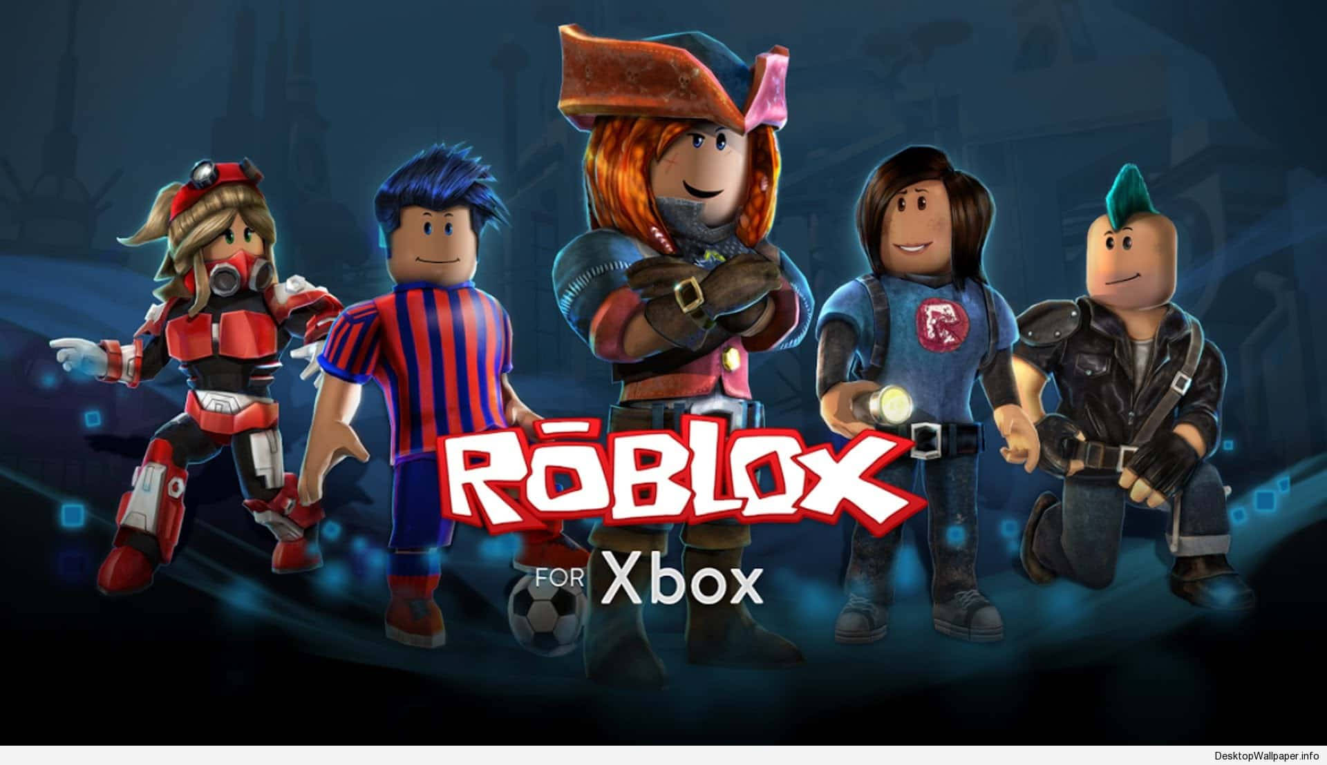 פוסטר מגניב של Roblox ל-Xbox – היכנס לעולם משחקים אפי! טפט