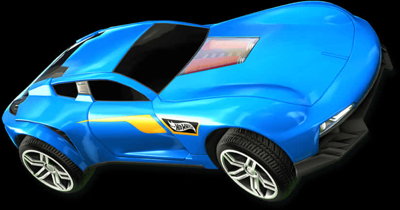 תצוגת רכב כחול Rocket League טפט