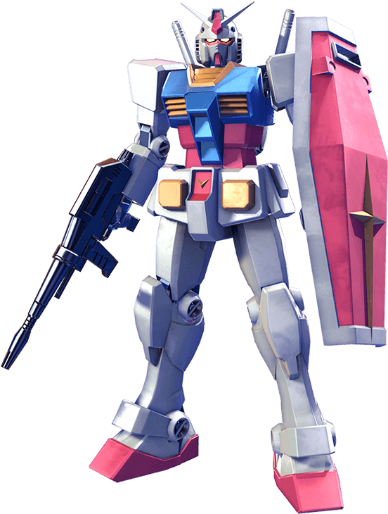 תנוחת עמידה של גאנדאם RX-78-2 טפט