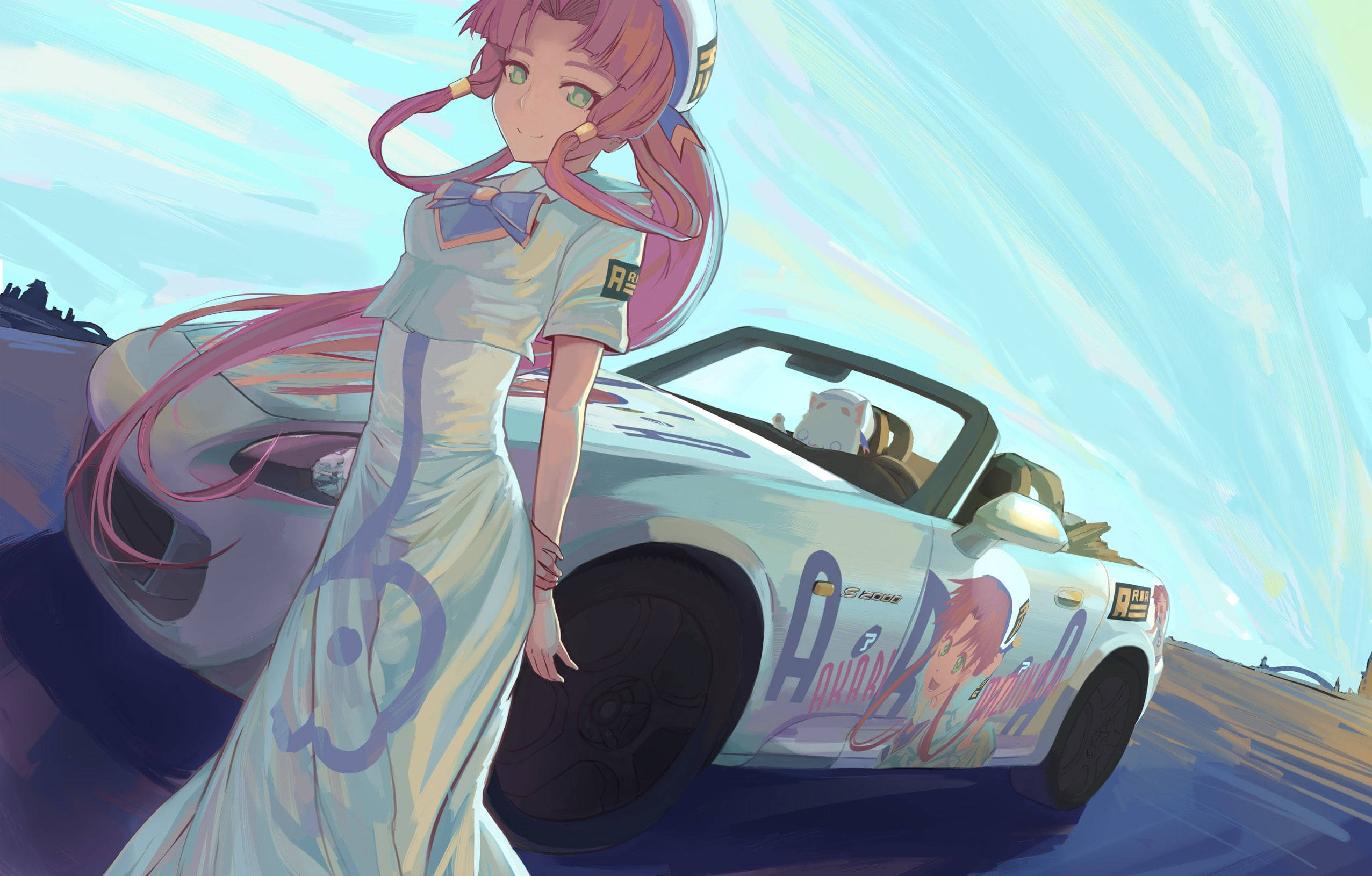 רכב אנימה הונדה S2000 טפט