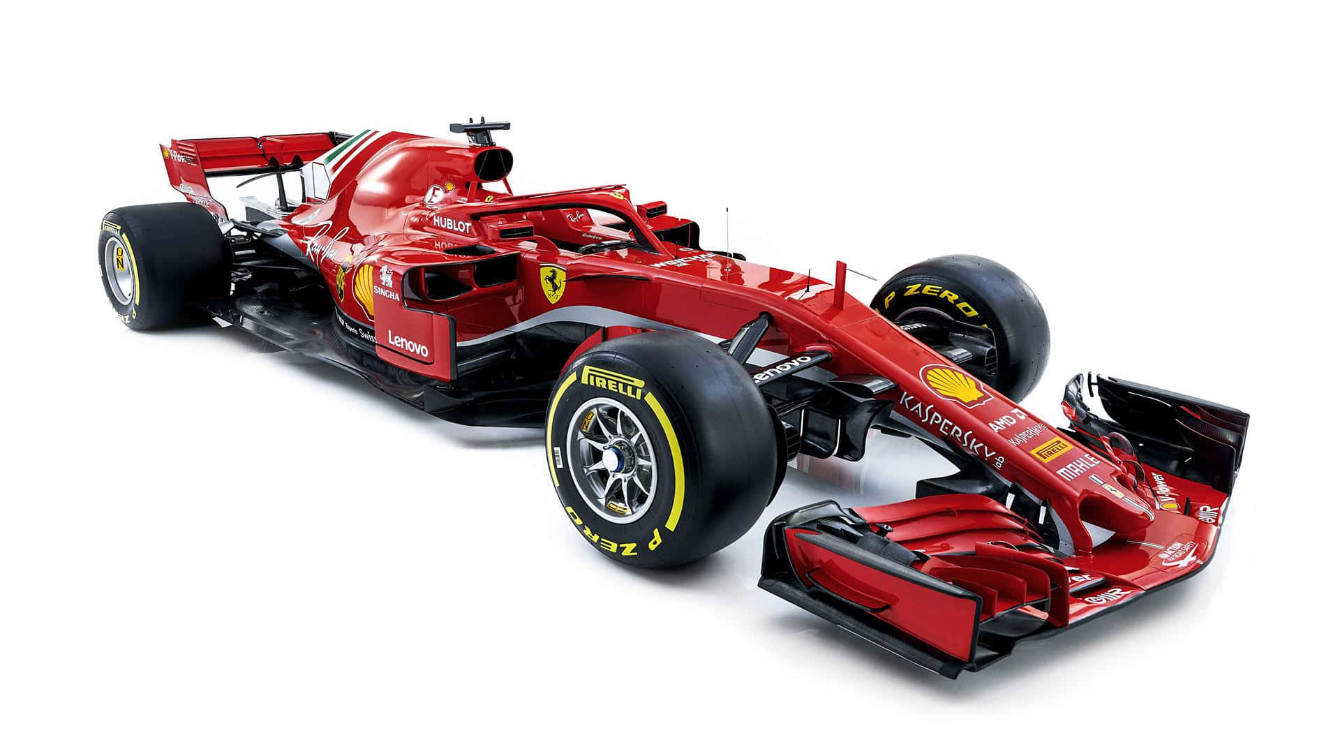 דגם מיניאטורי של פרארי SF90 F1 2019 טפט