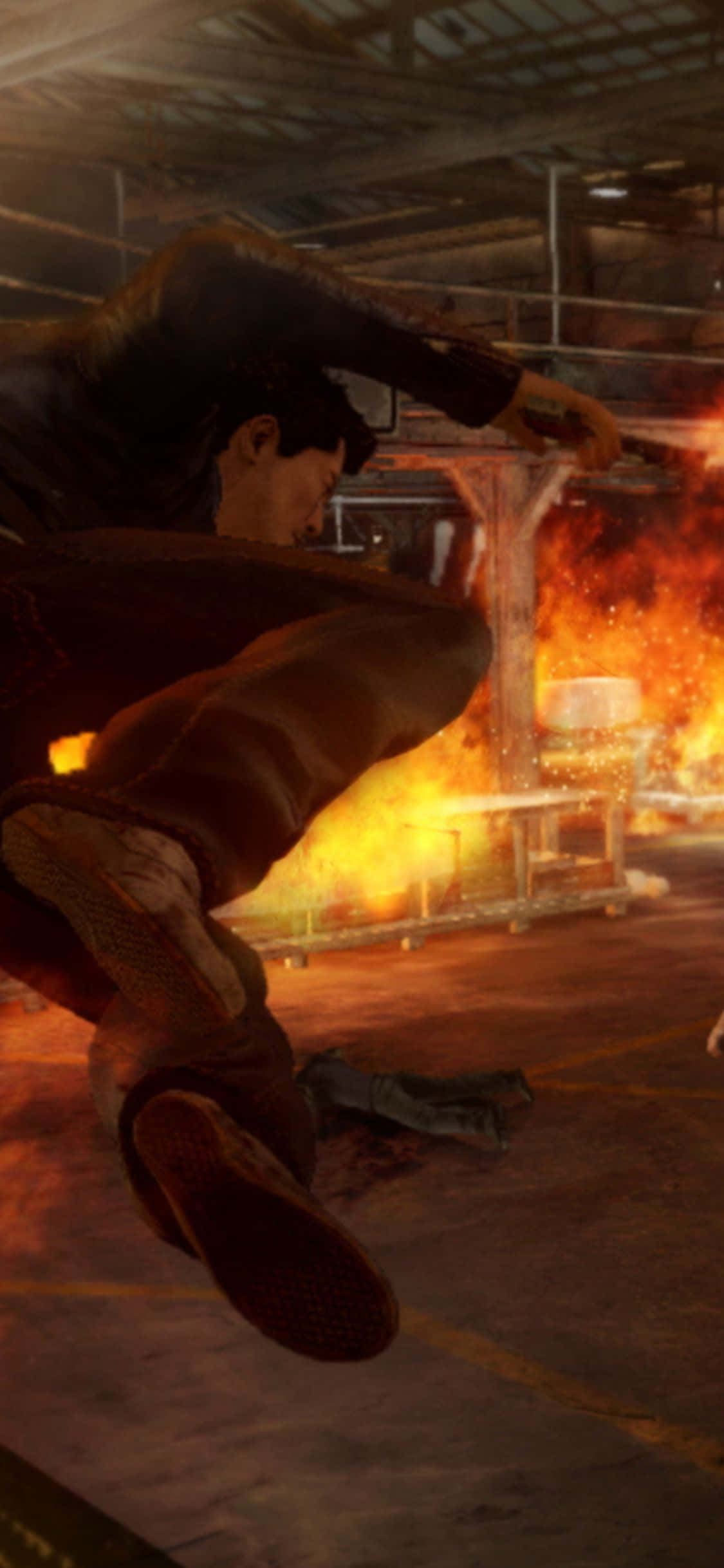רקע מחסן פייבוק של Sleeping Dogs לאייפון Xs טפט