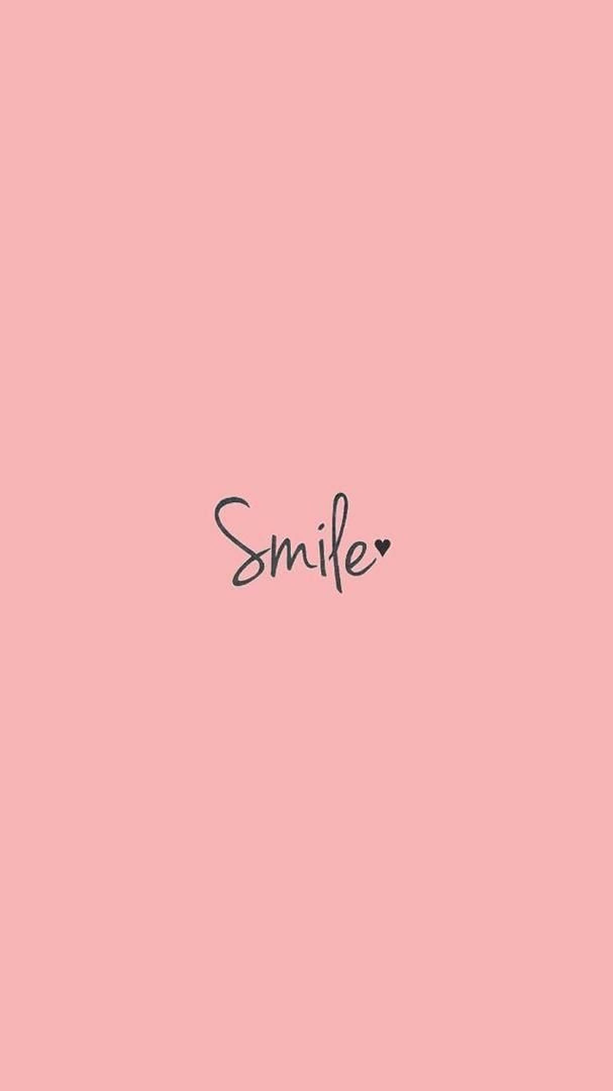 מילה אסתטית Smile טפט