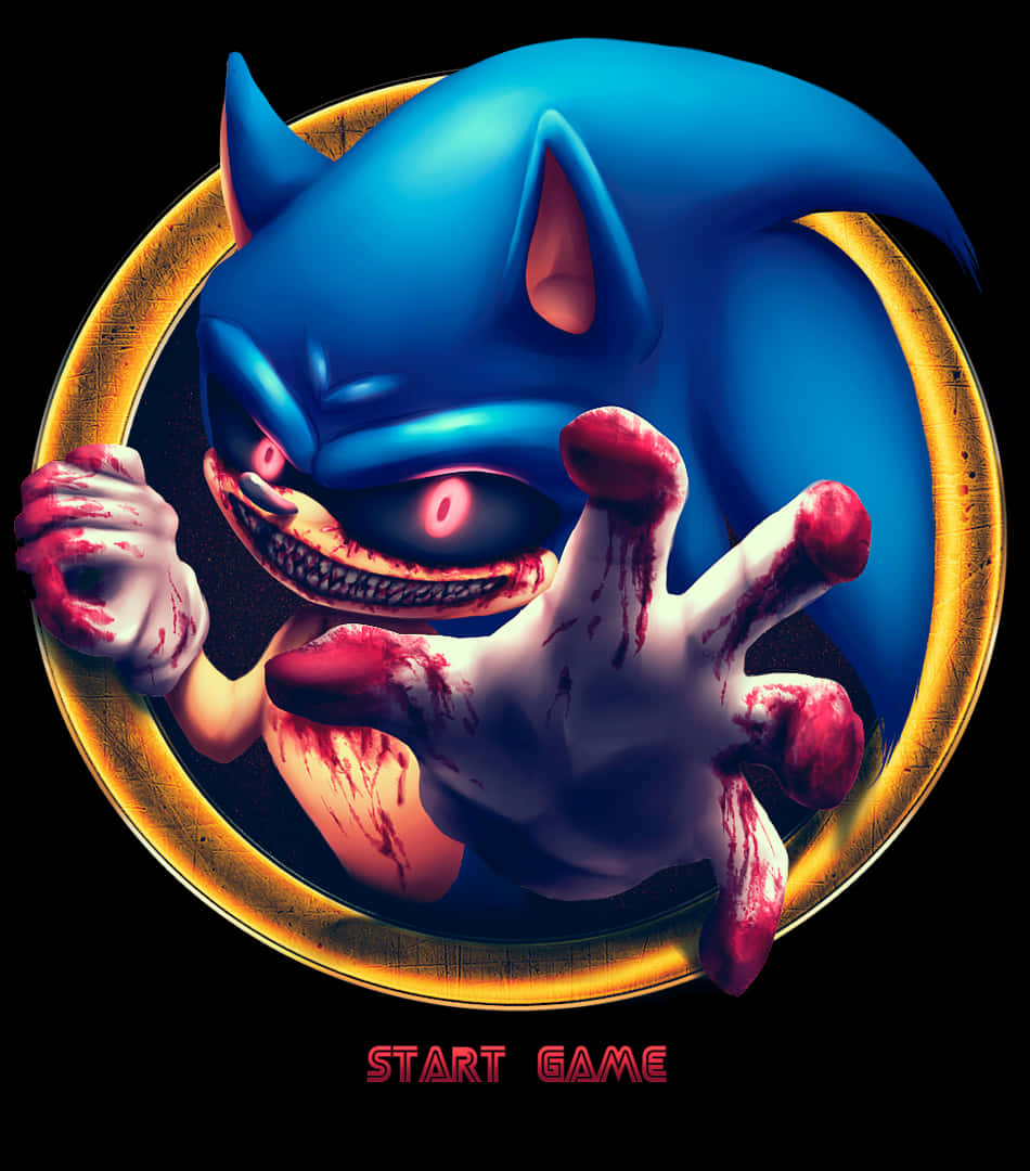 מבט מצמרר של Sonic.EXE טפט