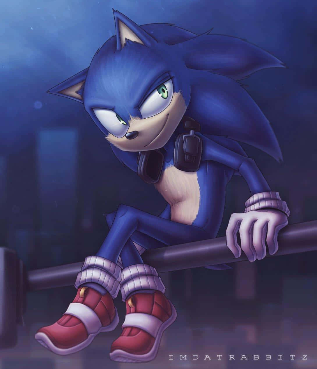 סוניק הקיפוד מאת sonicthehedgehog טפט