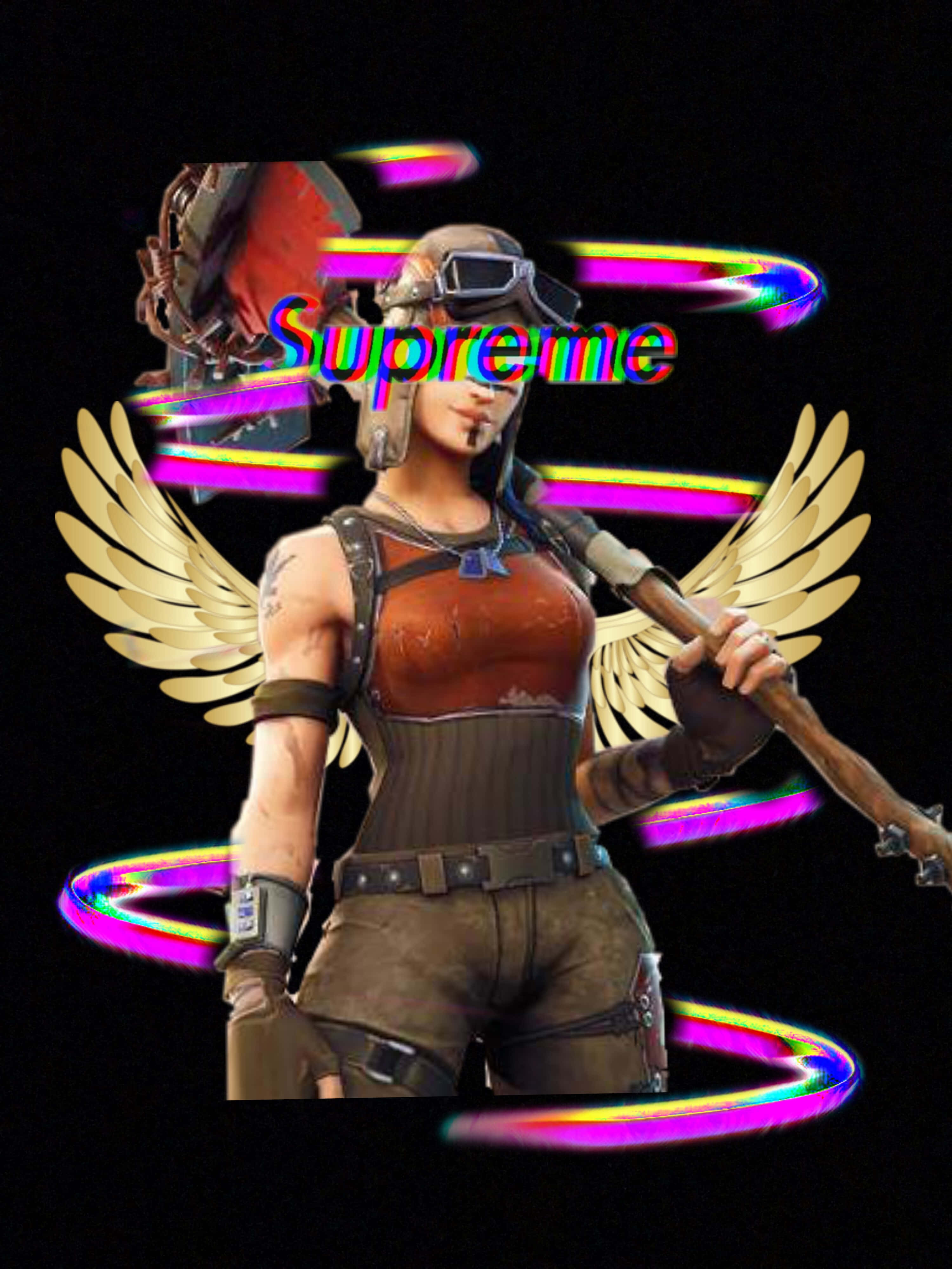 שחרר את רוח הלוחם שלך עם Supreme Fortnite טפט