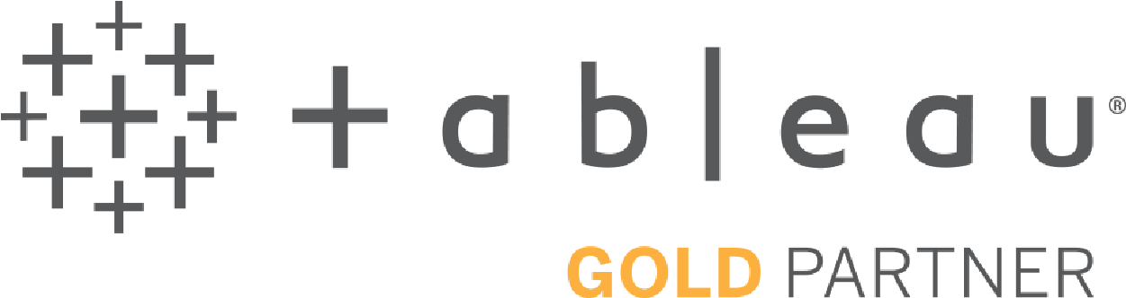 לוגו שותף זהב של Tableau טפט