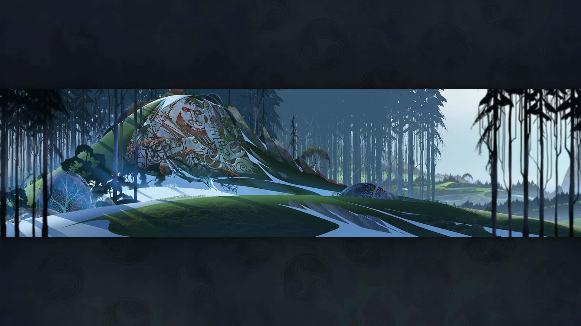 רקע יער מ-The Banner Saga טפט
