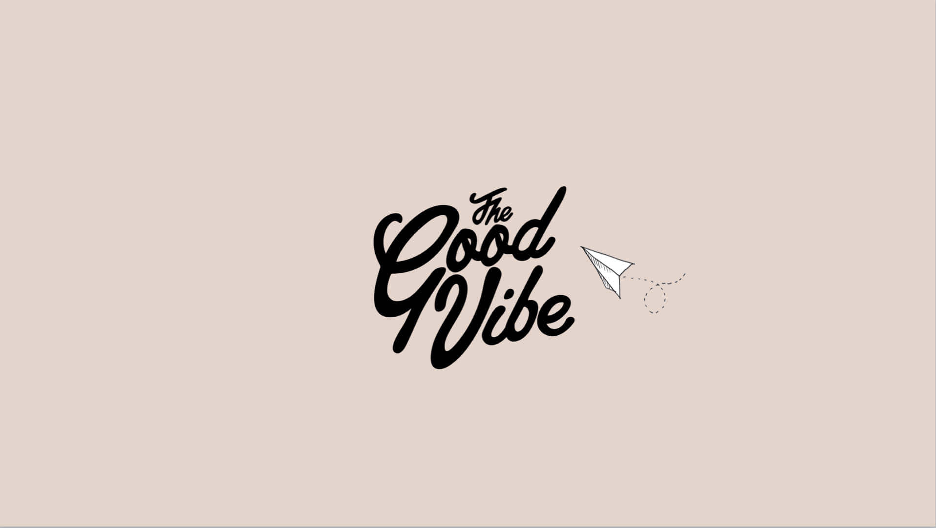 לוגו The Good Vibe טפט