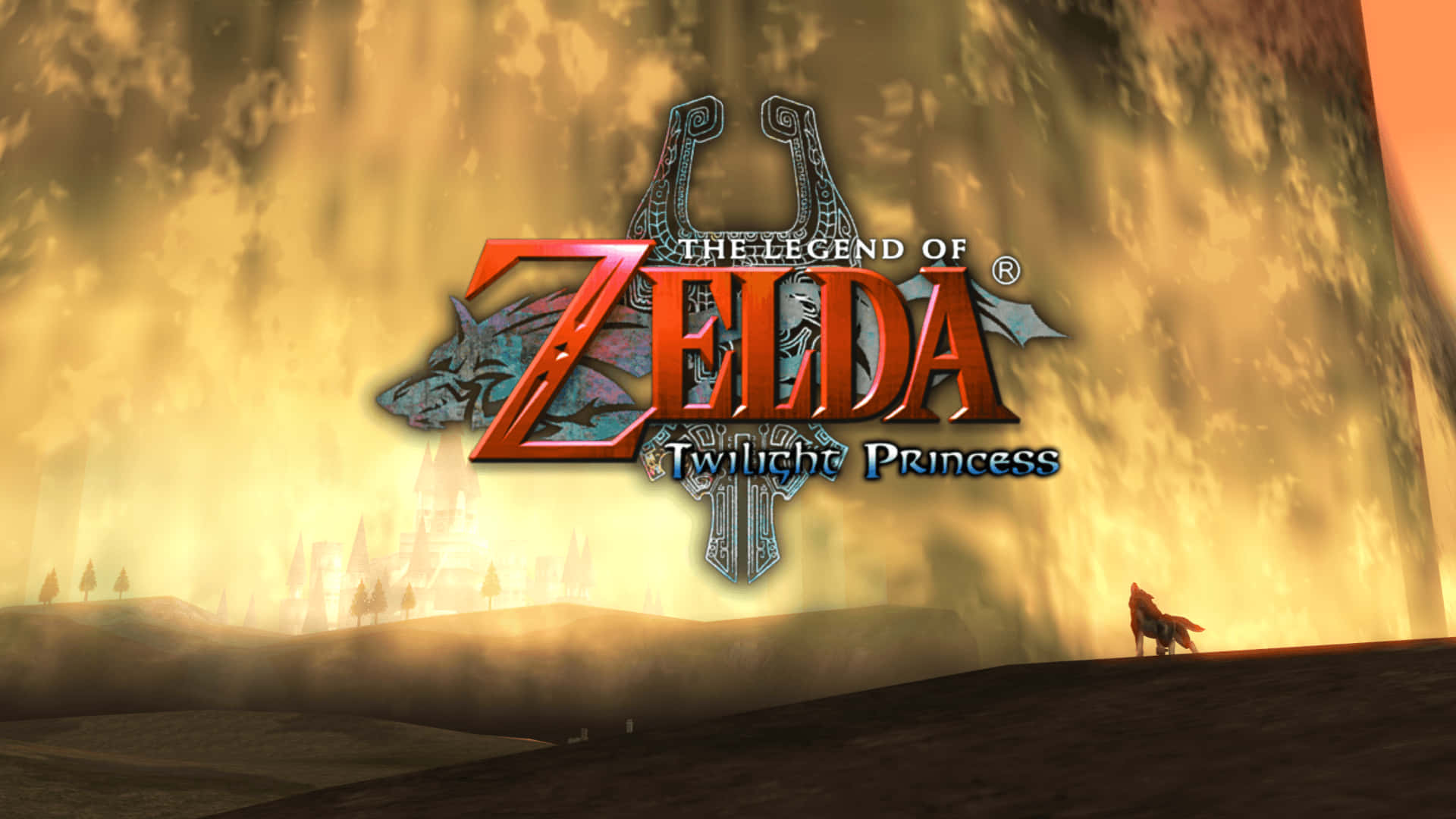 לוגו אומנותי של The Legend of Zelda: Twilight Princess טפט