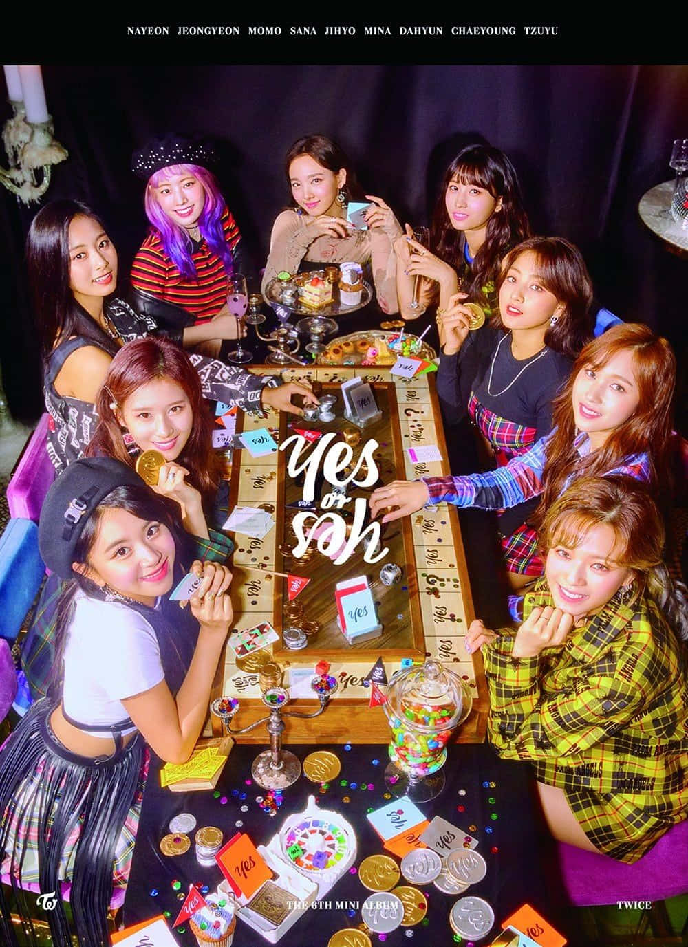 להקת Twice מסנוורת על הבמה בהופעה טפט