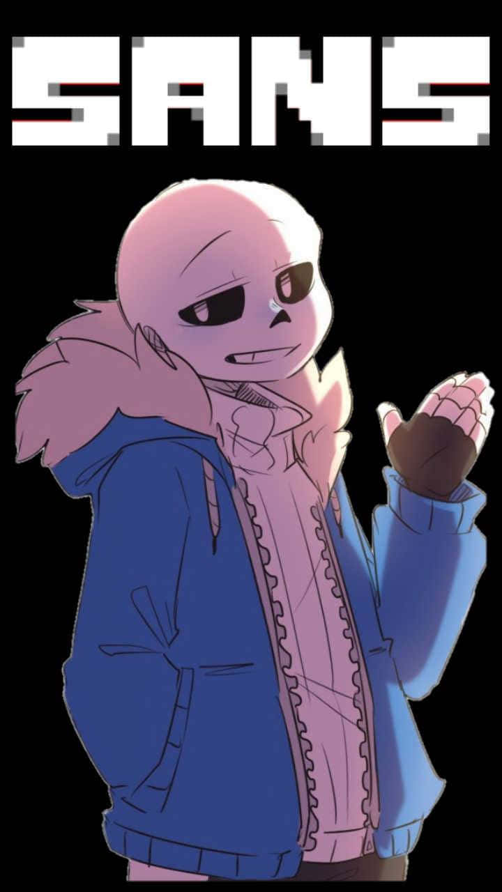 סאנס מ-Undertale מחייך בציניות טפט