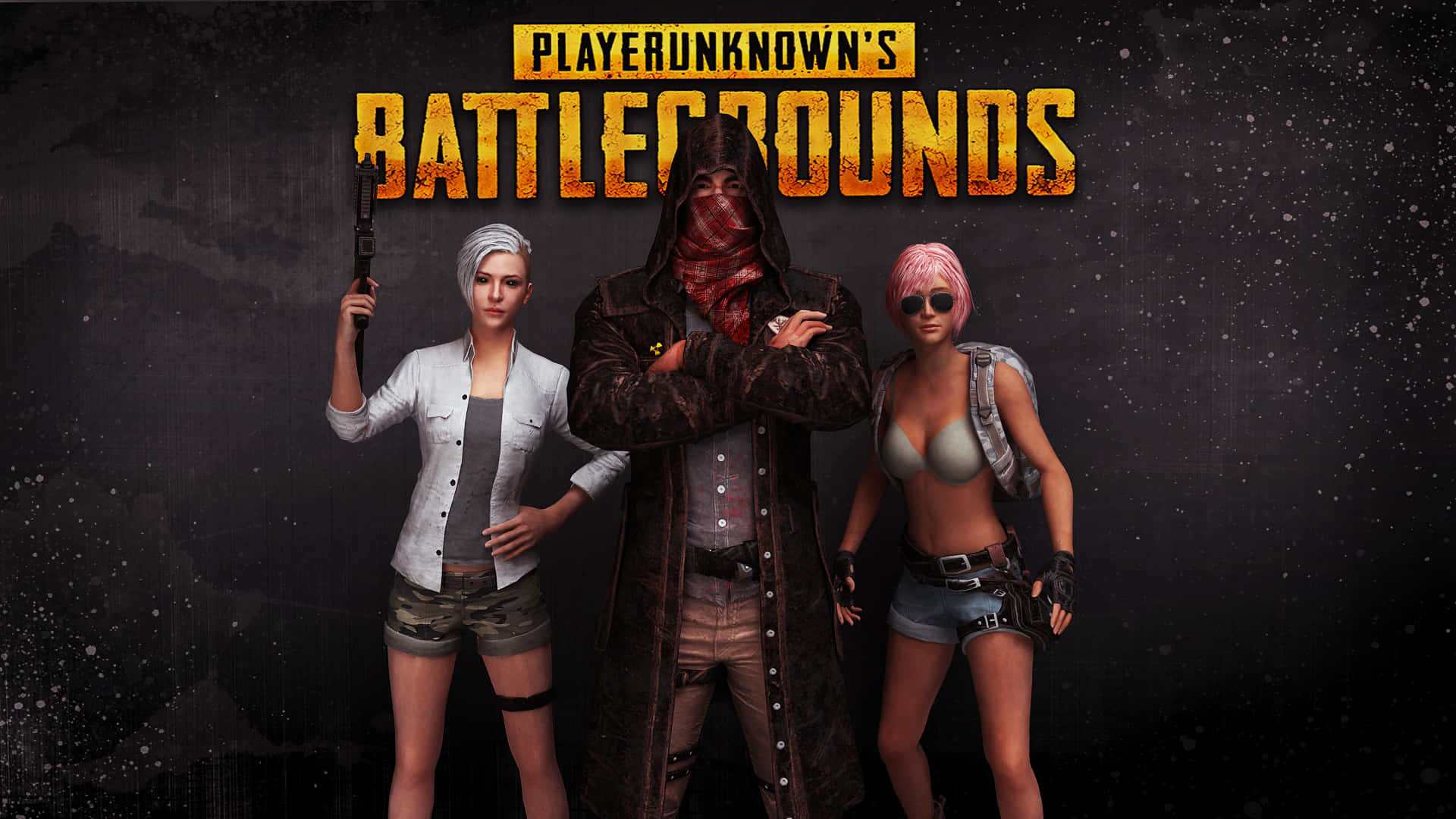 שחקן Unknown Battlegrounds דמויות רקע שחור טפט