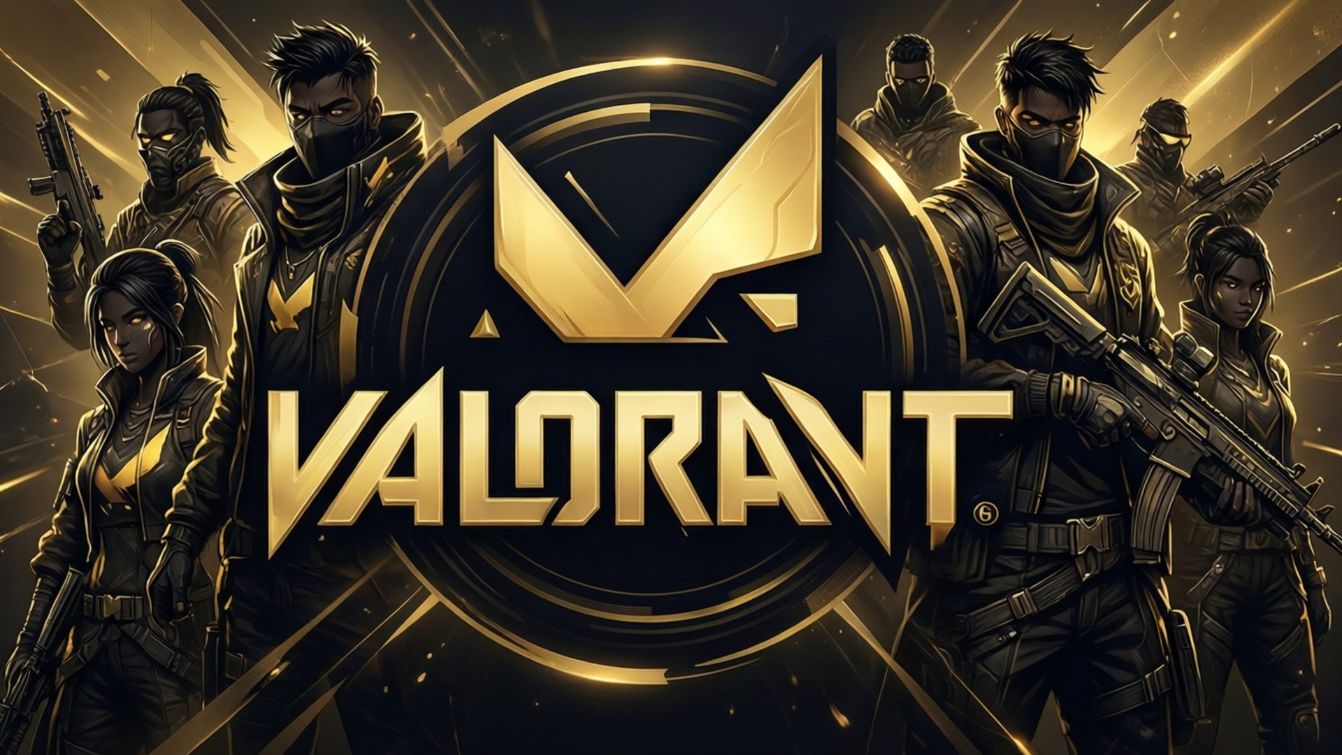 אלגנטיות לוגו Valorant טפט