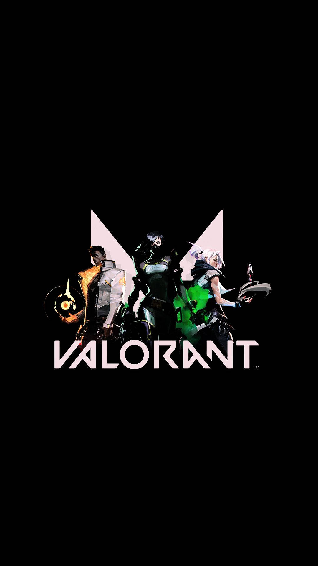 טפט Valorant לוגו לשולחן העבודה ולטלפון טפט