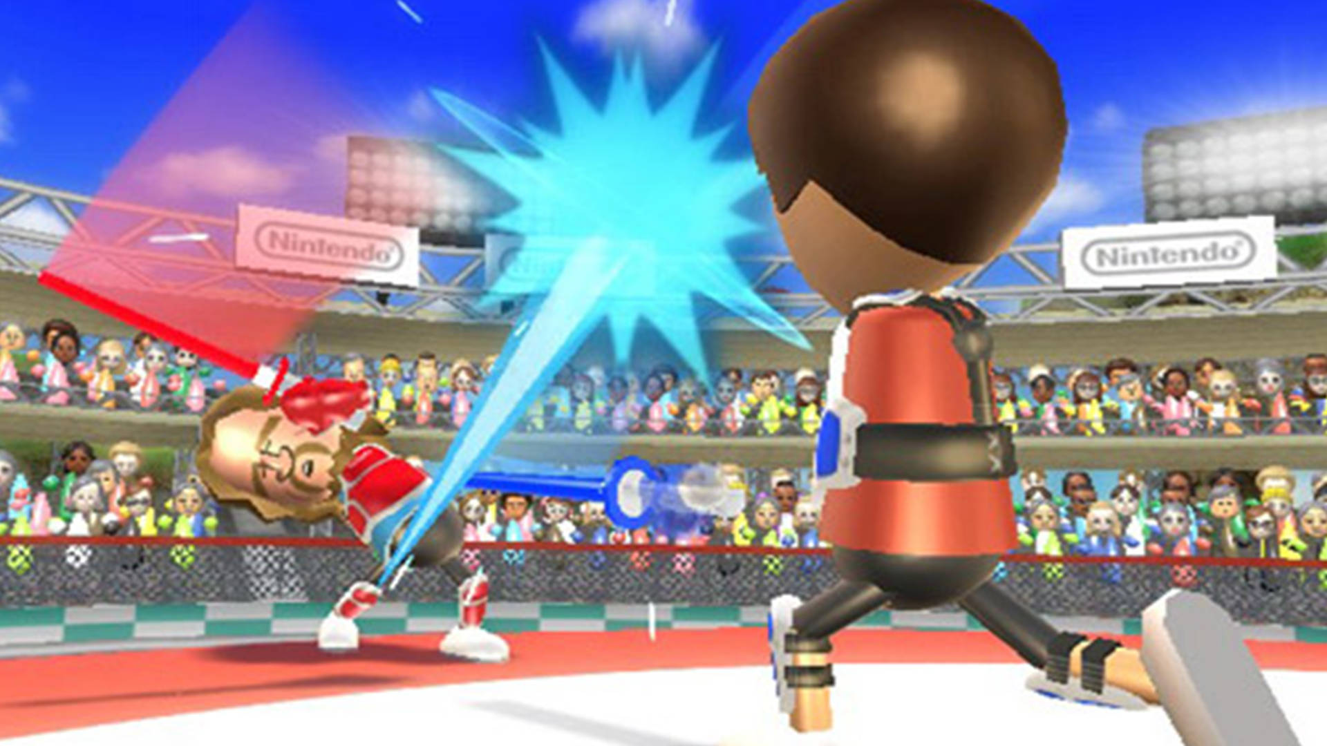דו-קרב חרבות עז ב-Wii Sports Resort טפט