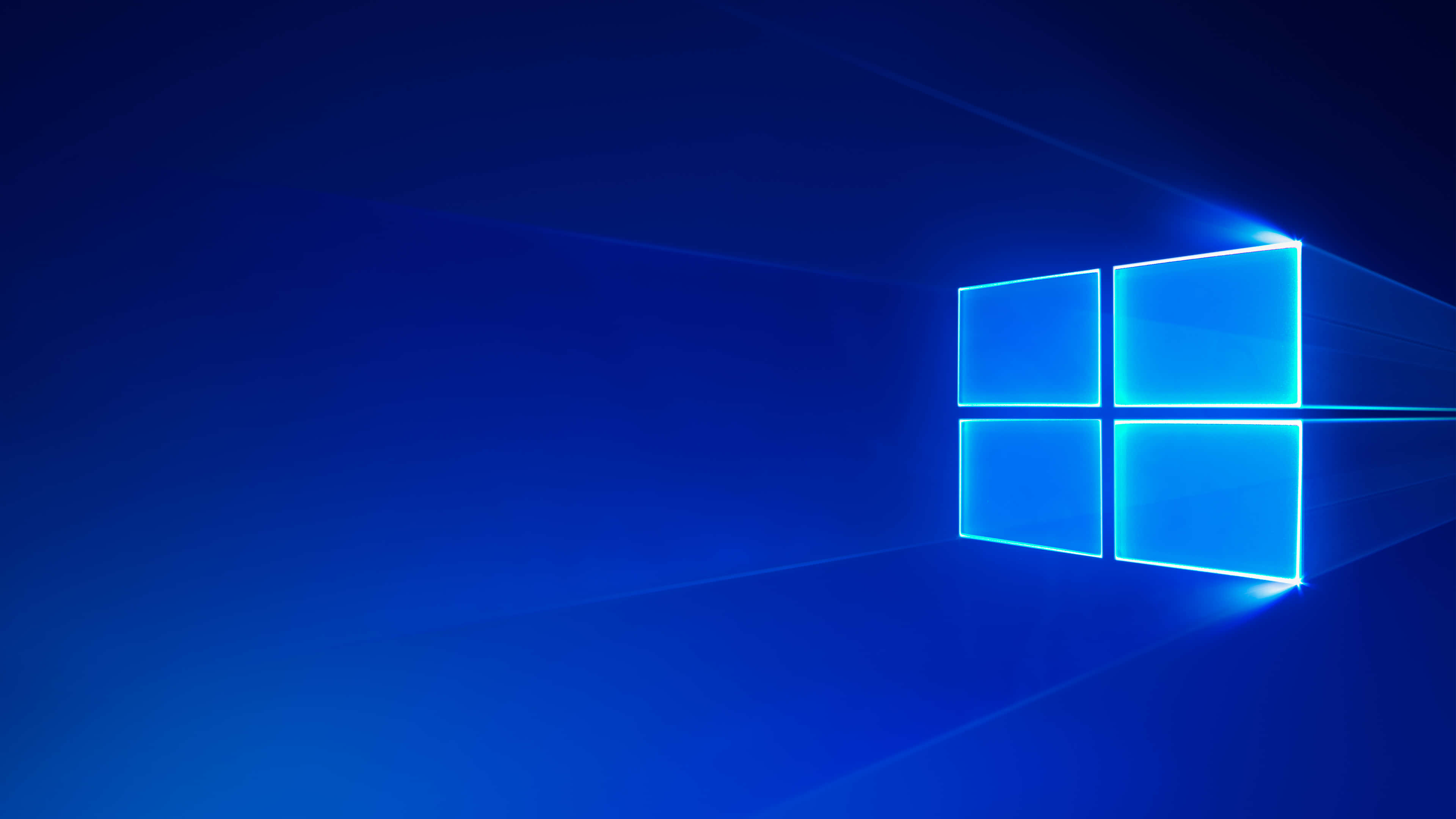 רקע כחול מעולה של Windows 10 טפט