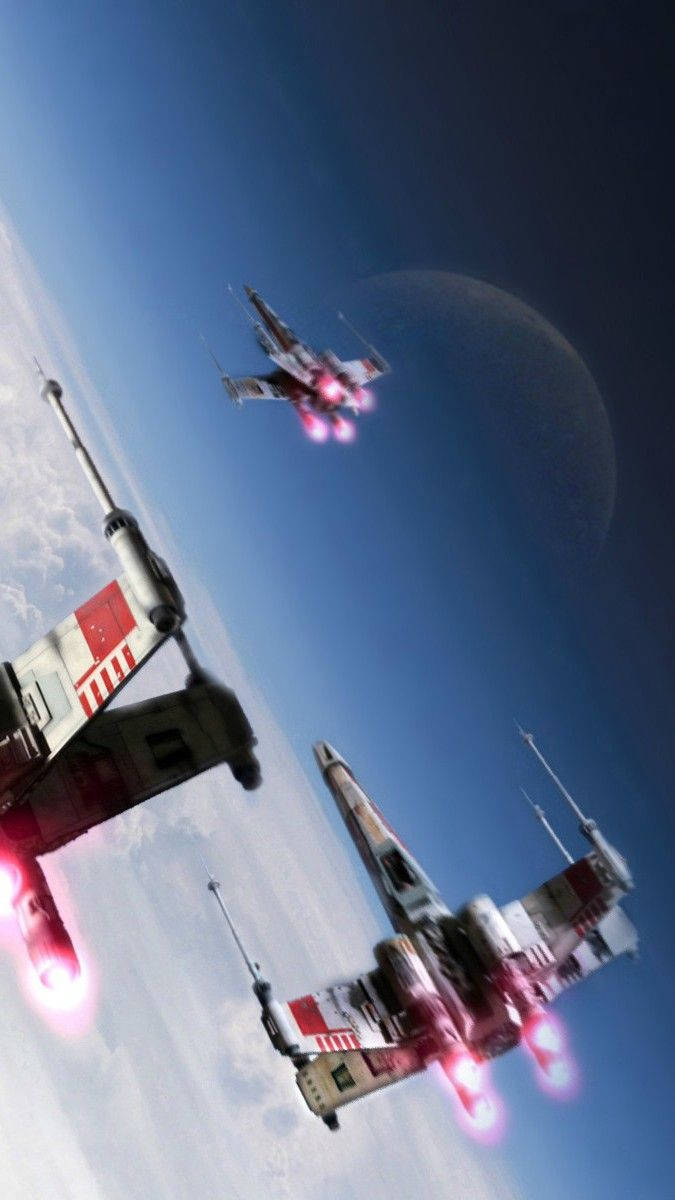 X-Wings ממלחמת הכוכבים לנייד טפט