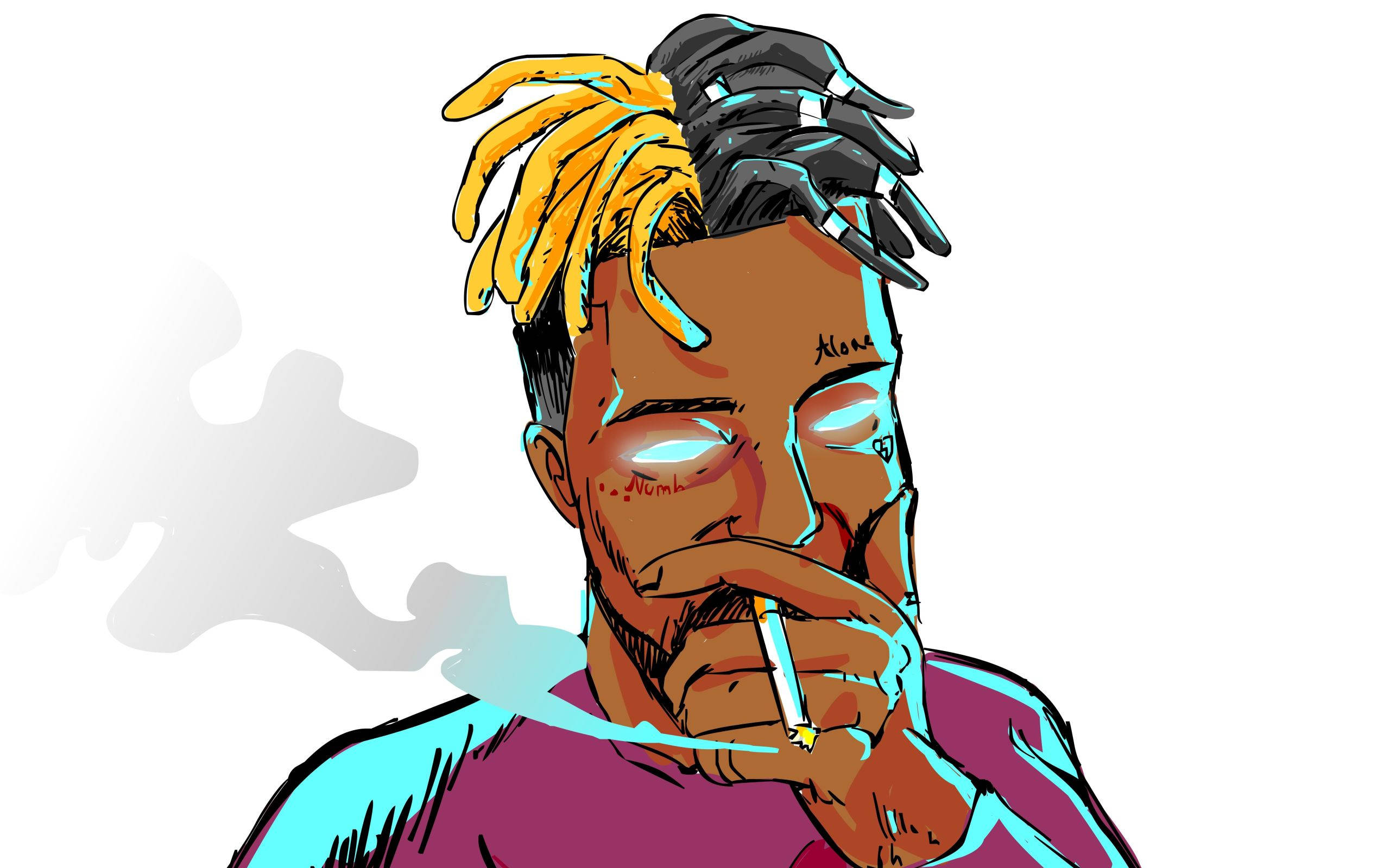 Xxxtentacion אנימה סיגריה טפט