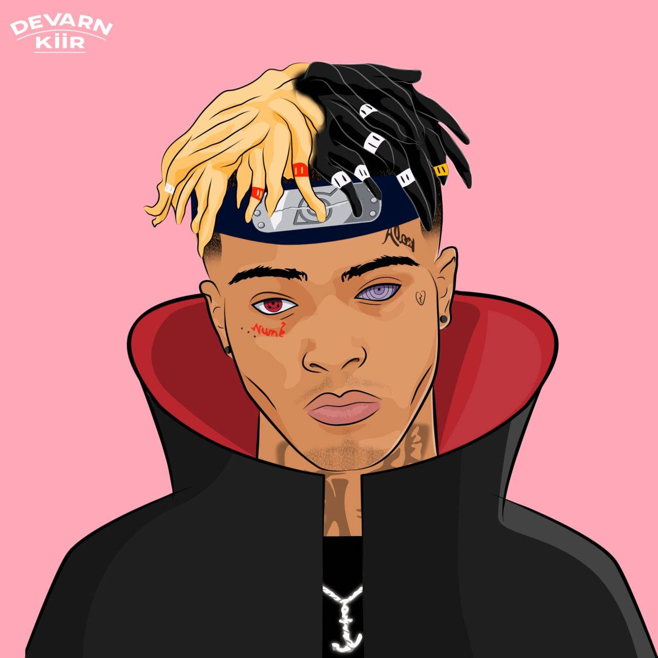 Xxxtentacion אנימה גלימת אקאטסוקי טפט