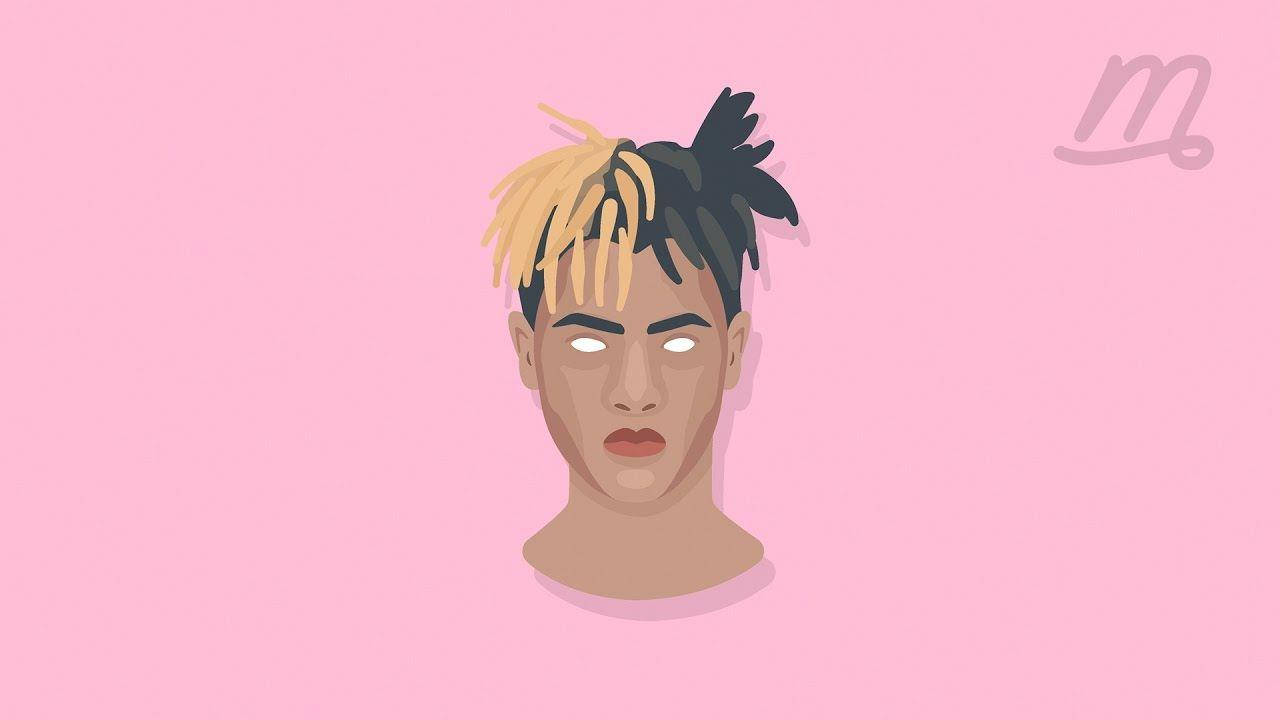 אמנות אנימה ורודה של Xxxtentacion טפט