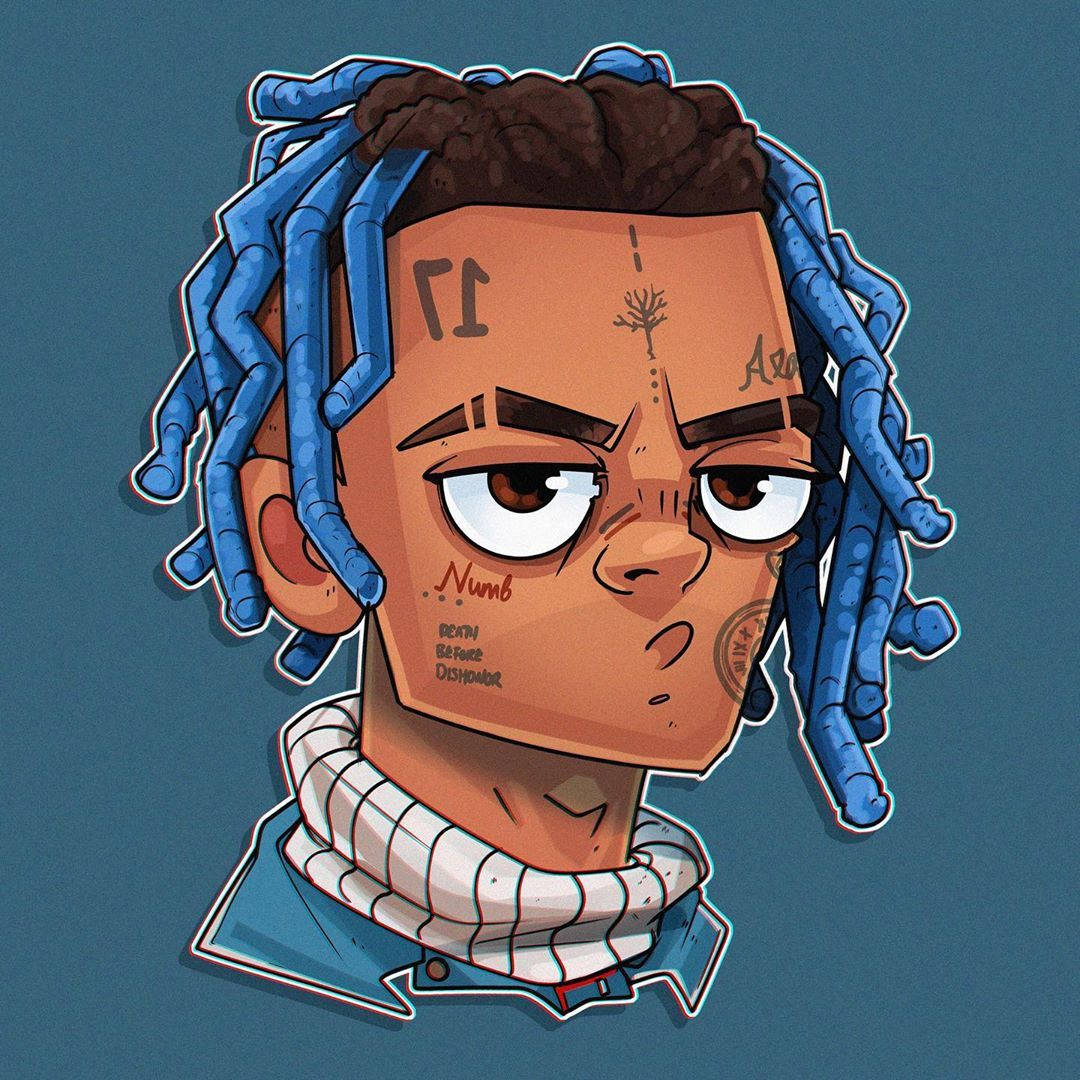 Xxxtentacion אנימה קעקועים דיגיטליים טפט
