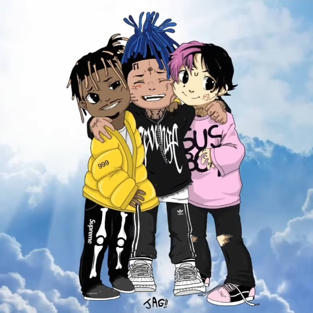 Xxxtentacion אנימה וחברים טפט