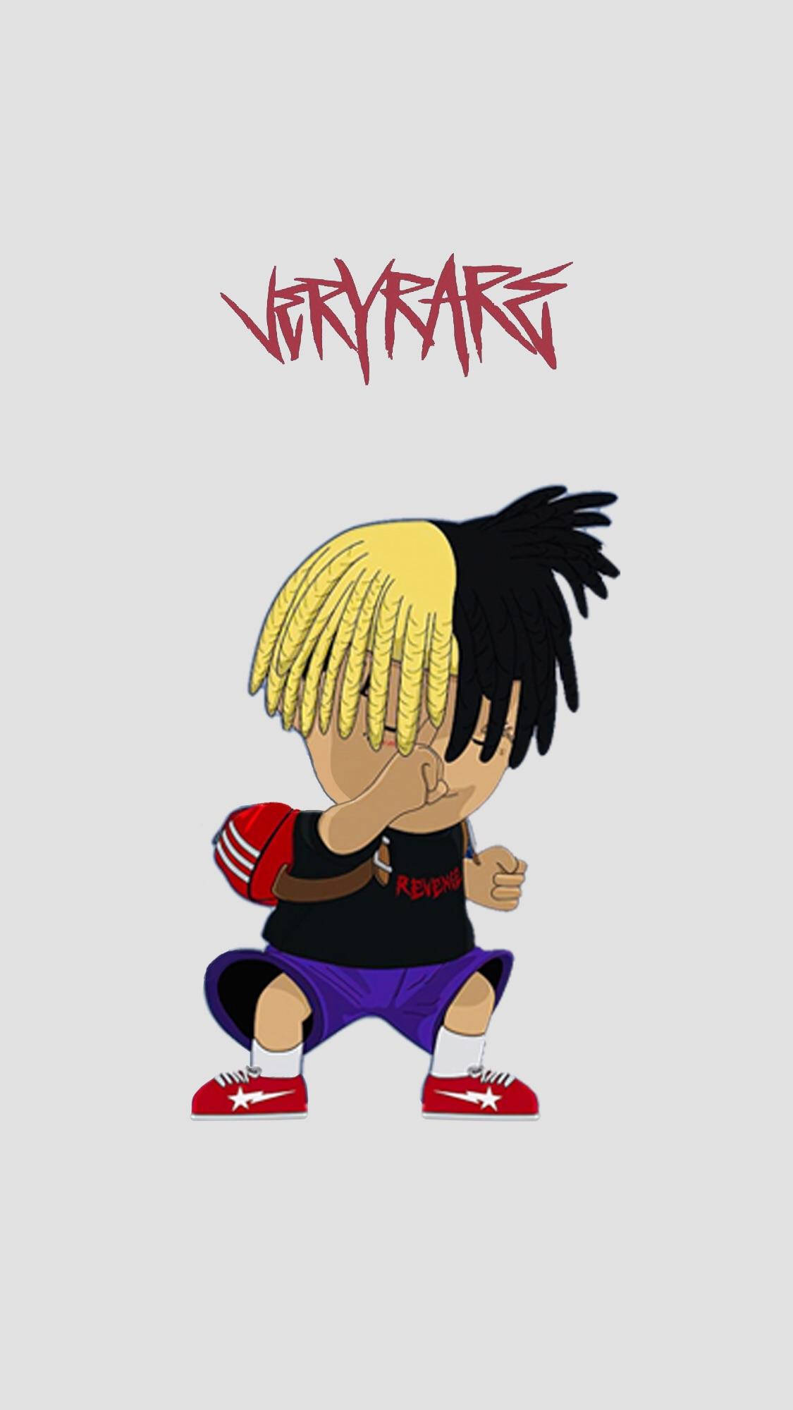 שיער דו-גוני של Xxxtentacion בסגנון אנימה טפט