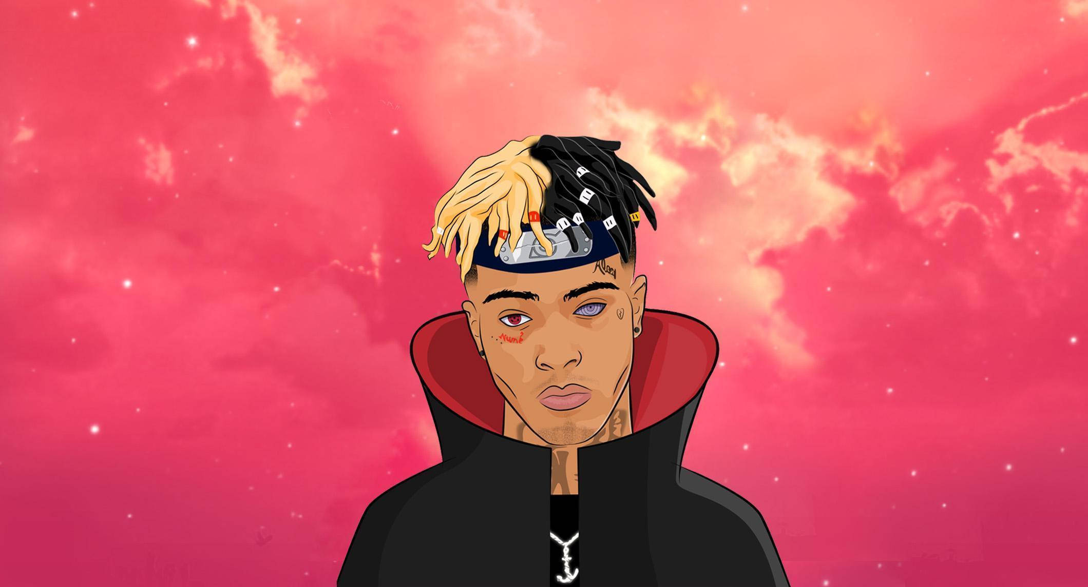 Xxxtentacion אנימה בגלימה של נארוטו שיפודן טפט
