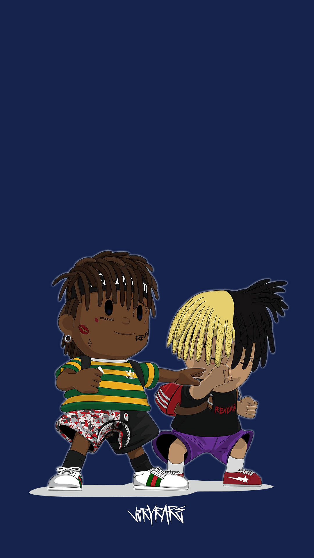 XXXTentacion ו-Juice Wrld אנימה טפט