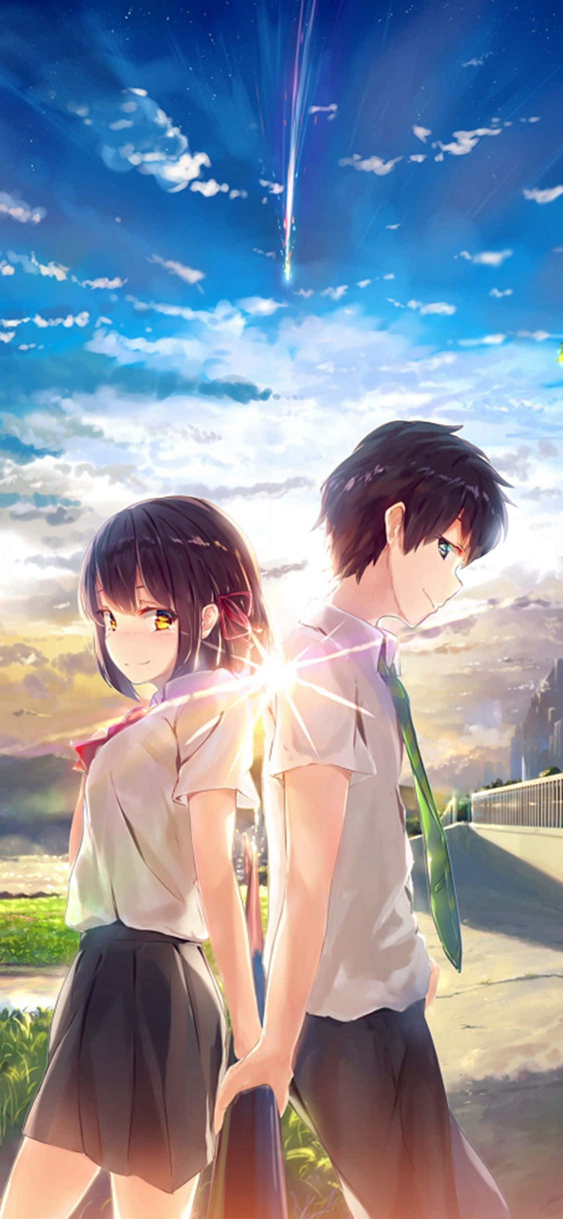 סרט אנימה מתוק Your Name 2016 טפט