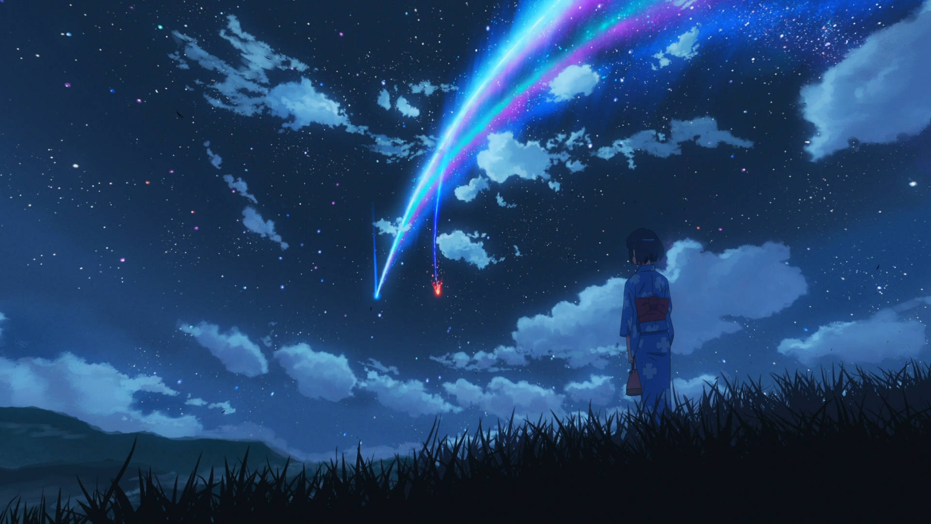 מיצוה והשביט – הסרט האנימה Your Name 2016 טפט